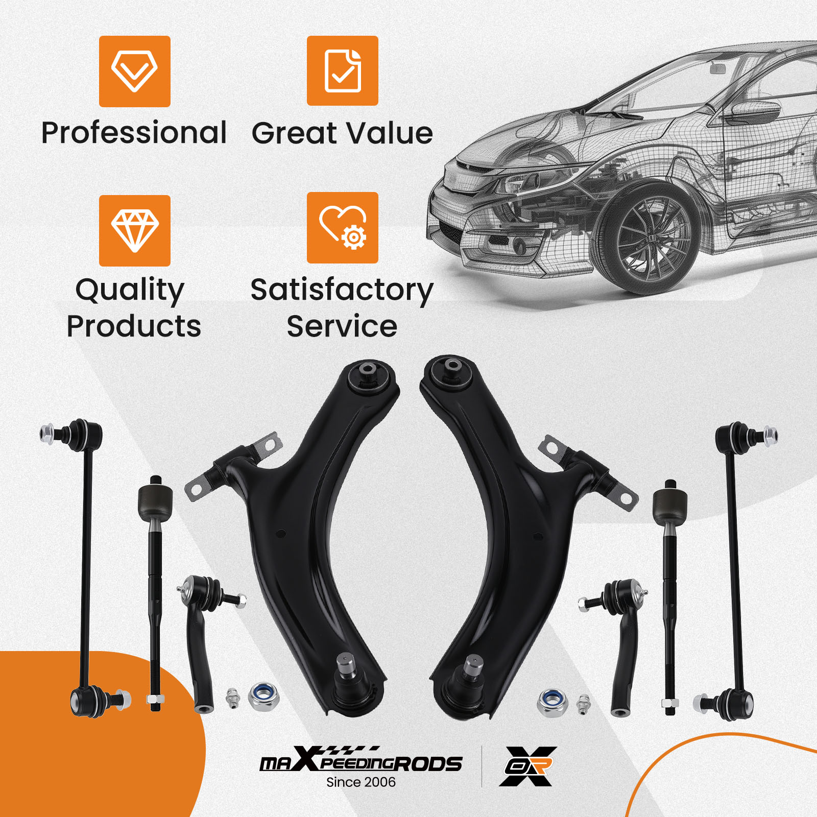 WHY CHOOSE OUR CONTROL ARM?