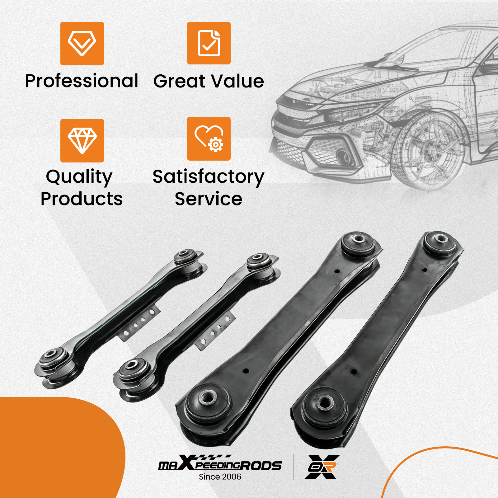 WHY CHOOSE OUR CONTROL ARM?