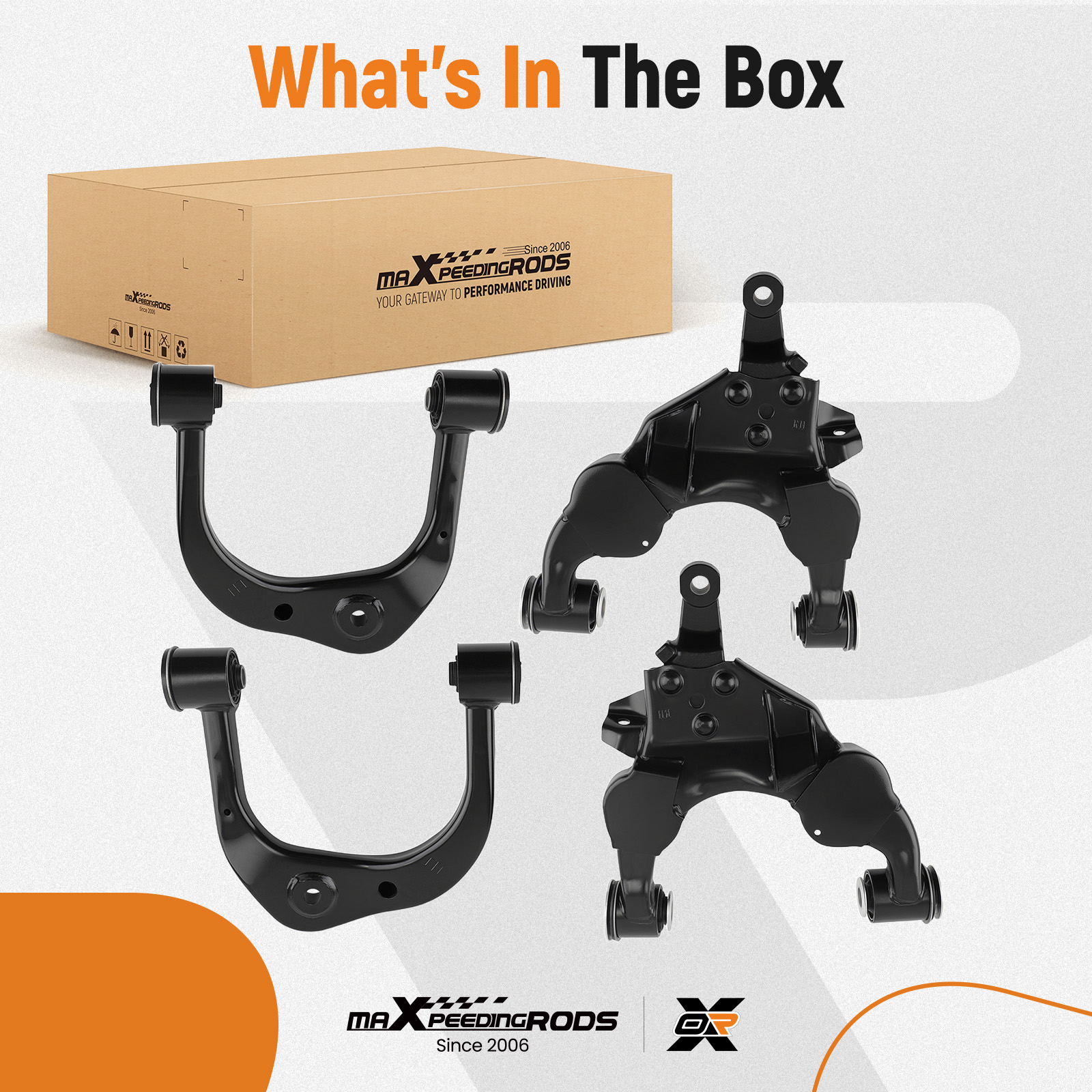 Front Upper Lower Control Arms