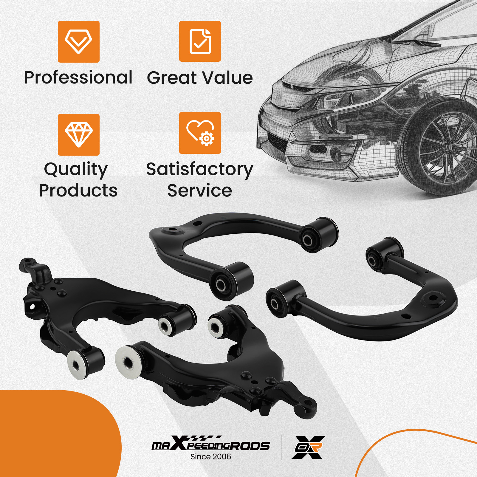 WHY CHOOSE OUR CONTROL ARM?