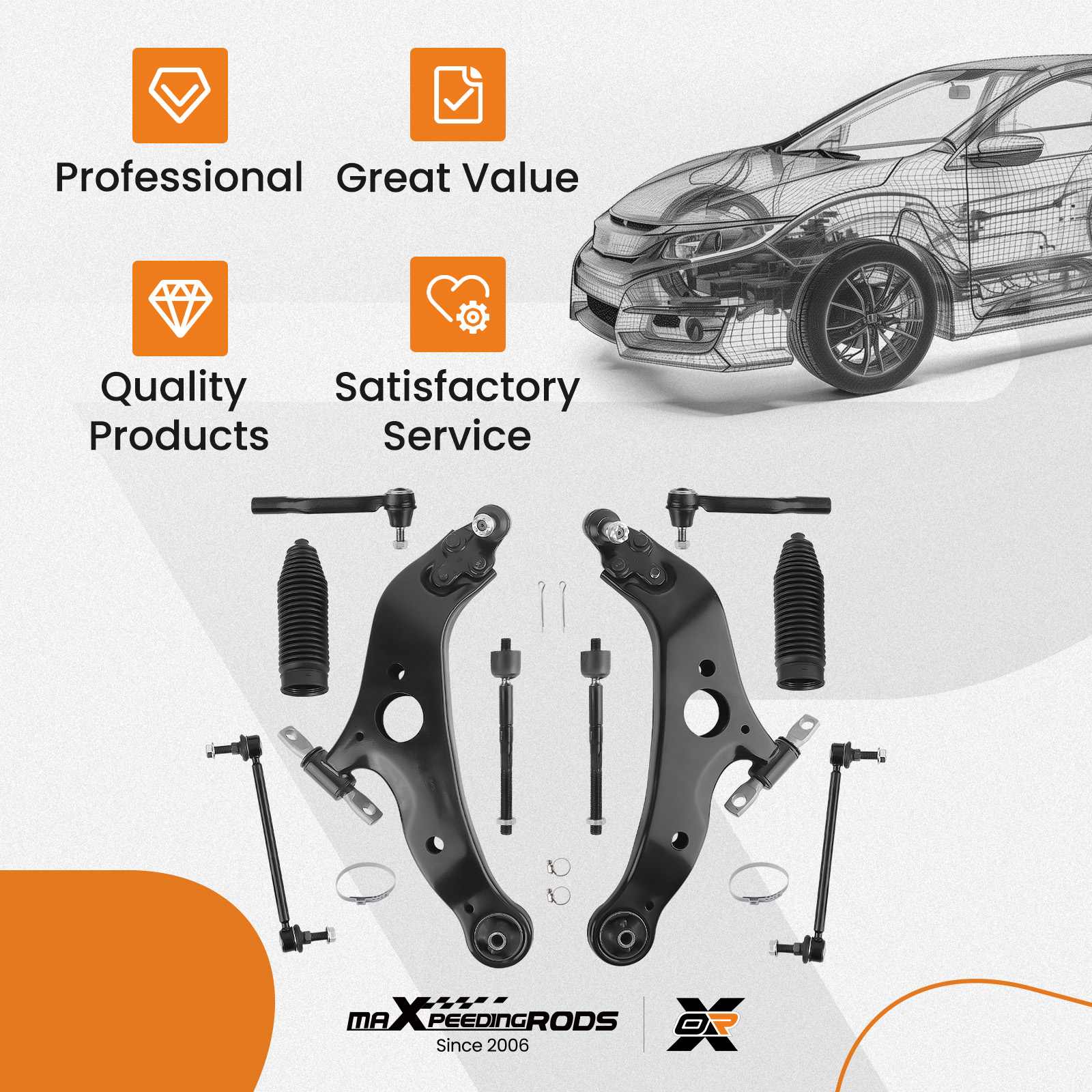 WHY CHOOSE OUR CONTROL ARM?