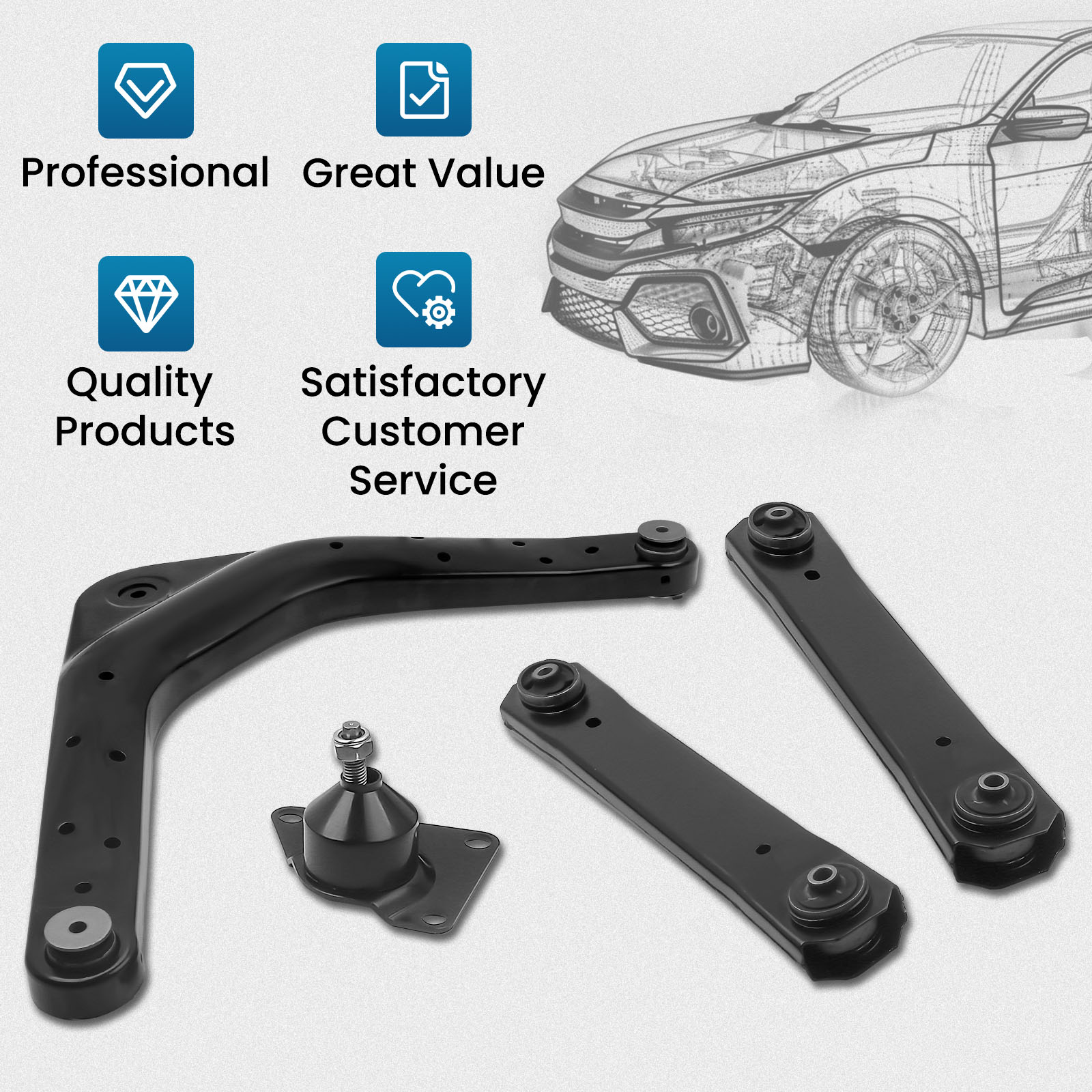 WHY CHOOSE OUR CONTROL ARM?