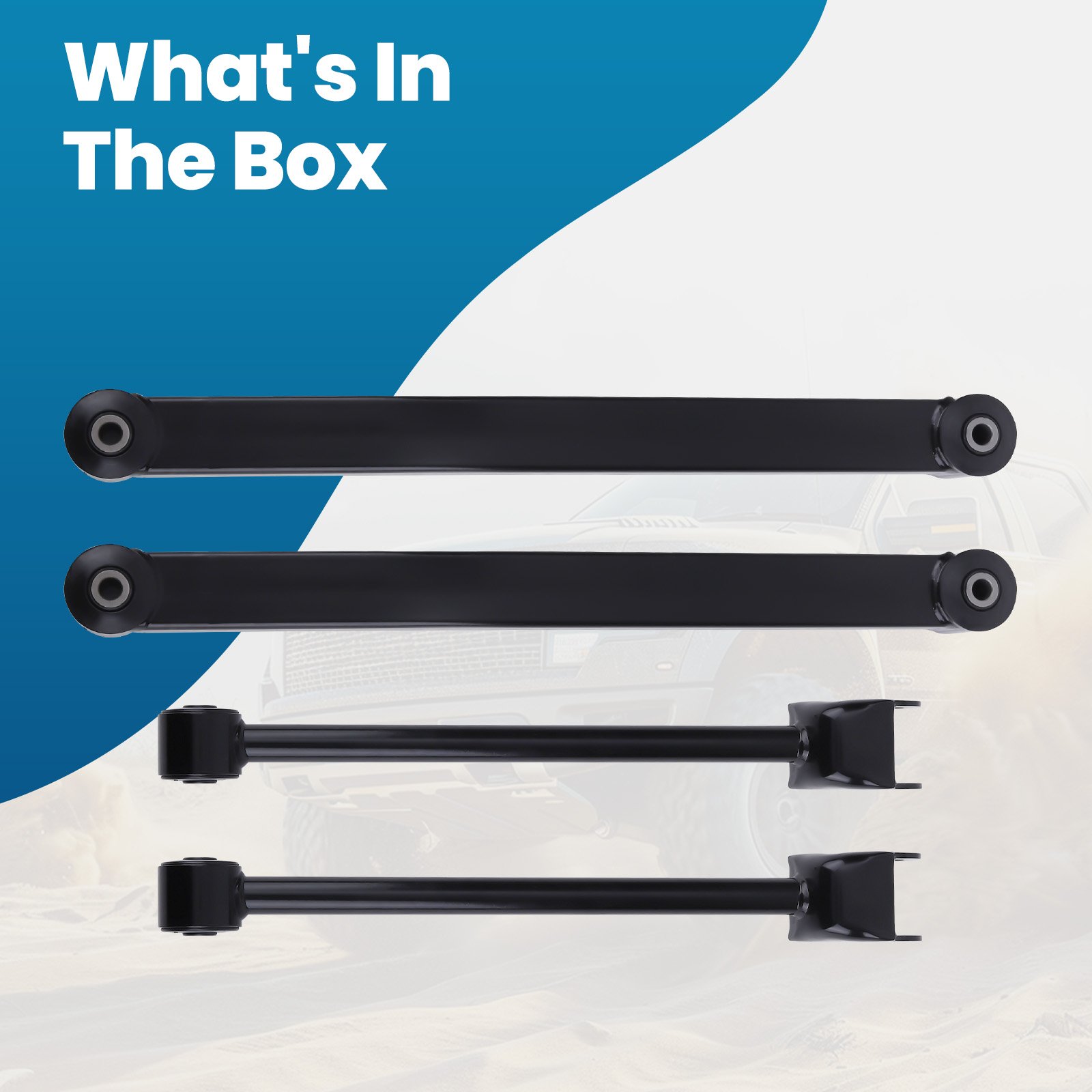 4PCS Front Control Arms