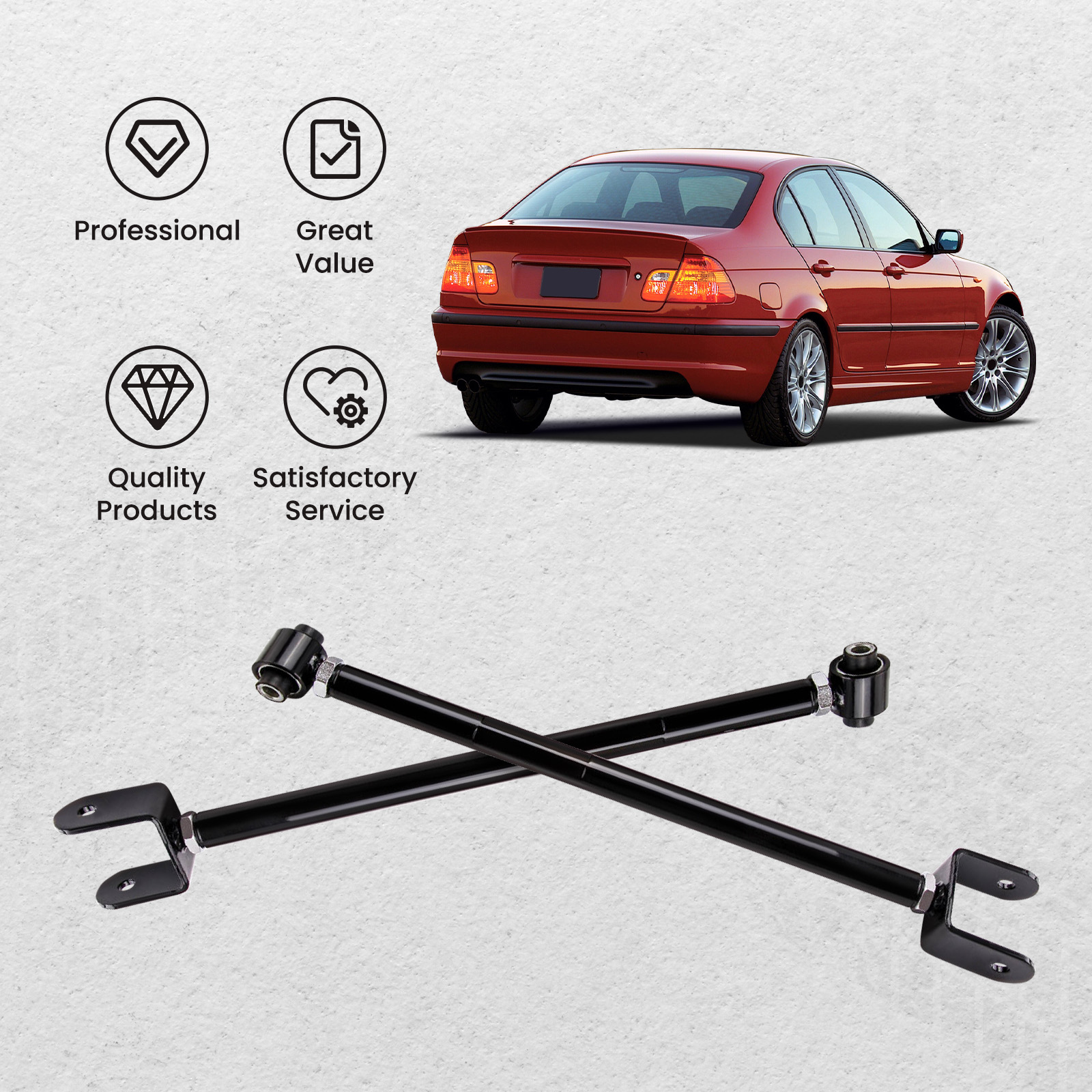 WHY CHOOSE OUR ADJUSTABLE CONTROL ARM?