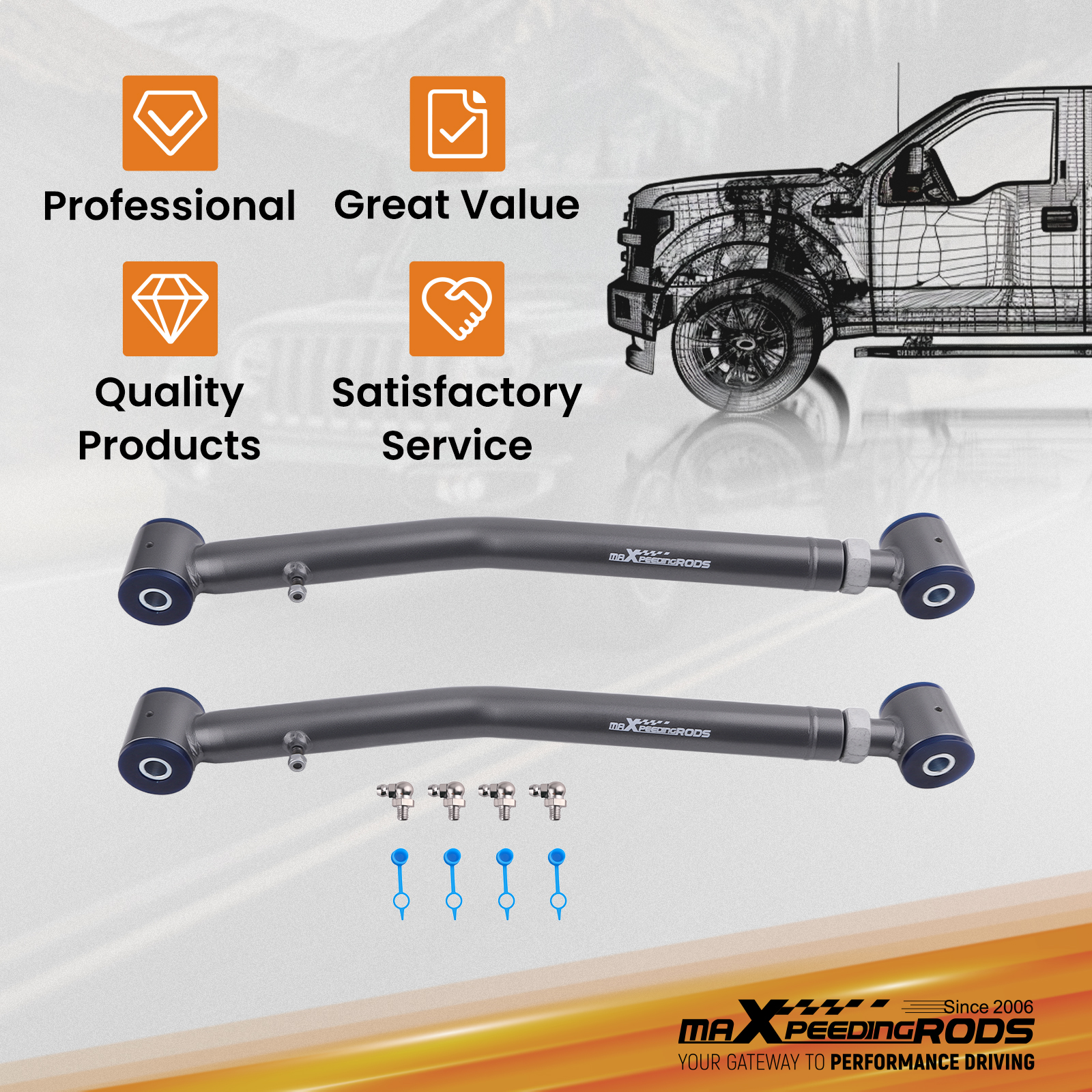 WHY CHOOSE OUR ADJUSTABLE CONTROL ARM?