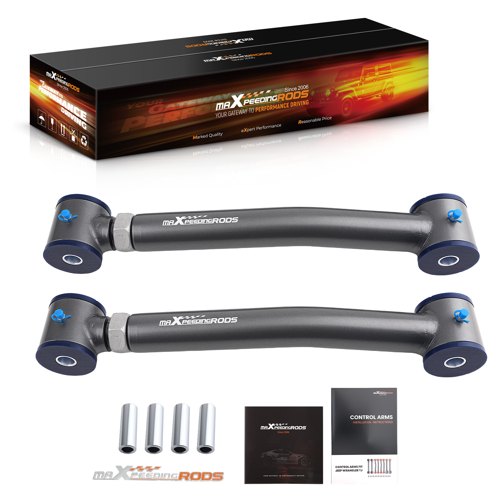 2x Front Lower Adjustable Control Arms