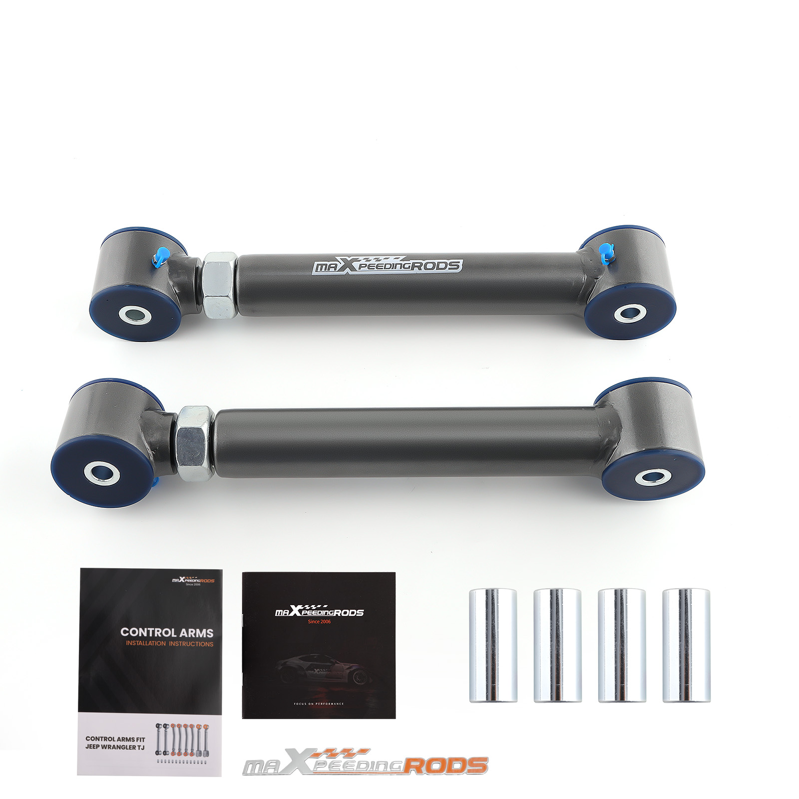 2x Rear Upper Adjustable Control Arms