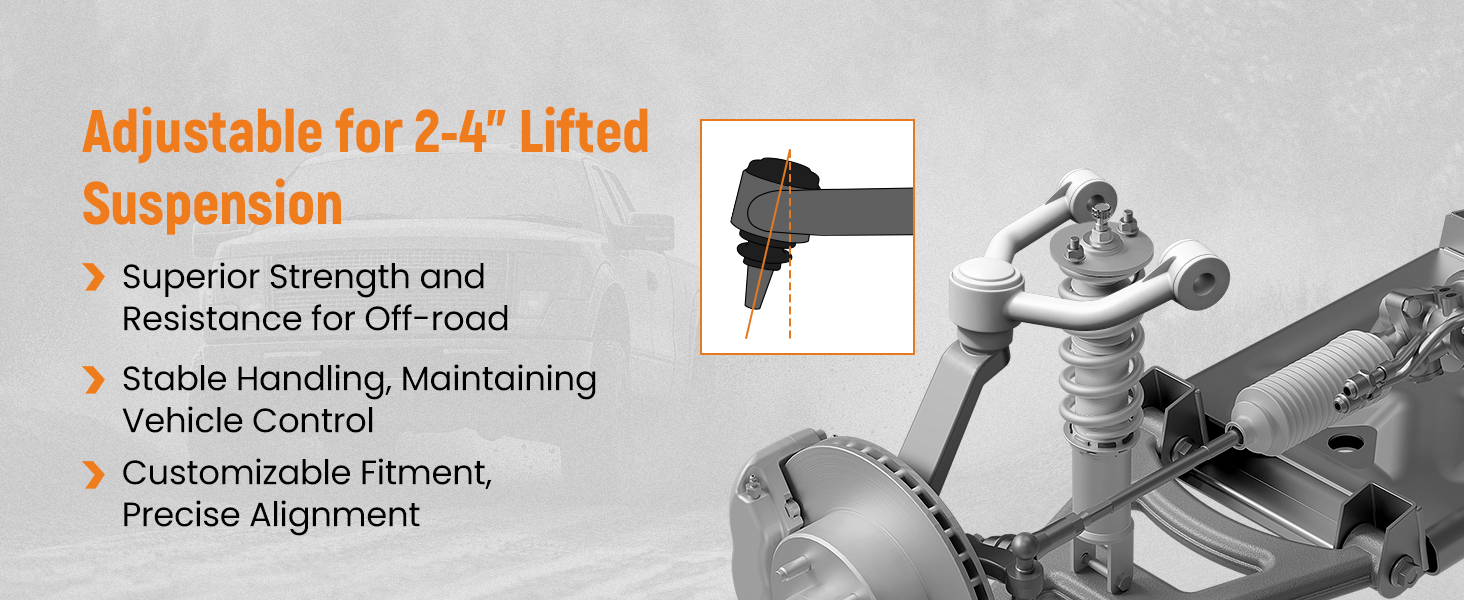 thumbnail image 2 of MaXpeedingrods Front Upper Control Arms For 2019-2024 Silverado 1500 & GMC Sierra – 2-4 Inch Lift, Tubular 2 of 5