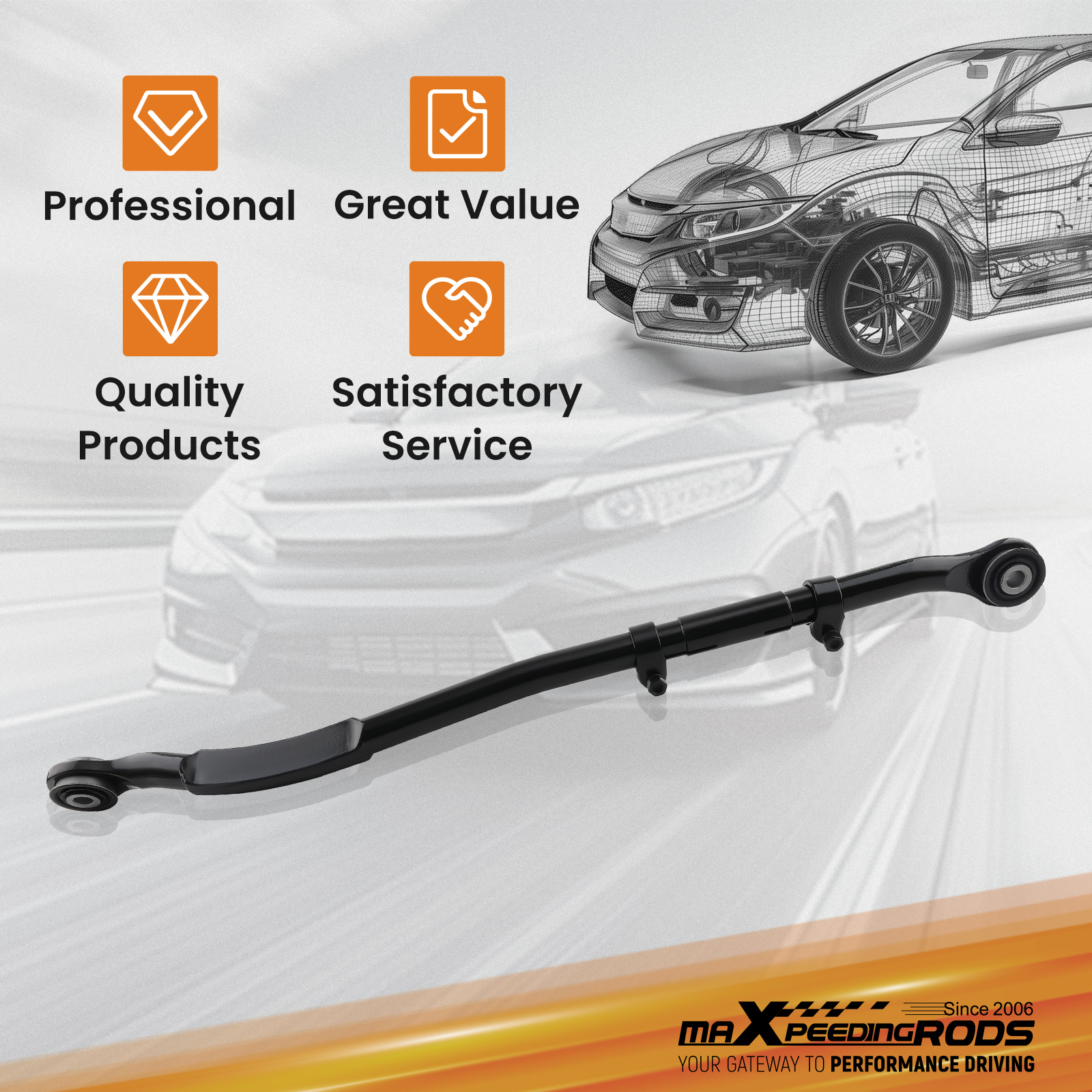 WHY CHOOSE OUR ADJUSTABLE TRACK BAR?