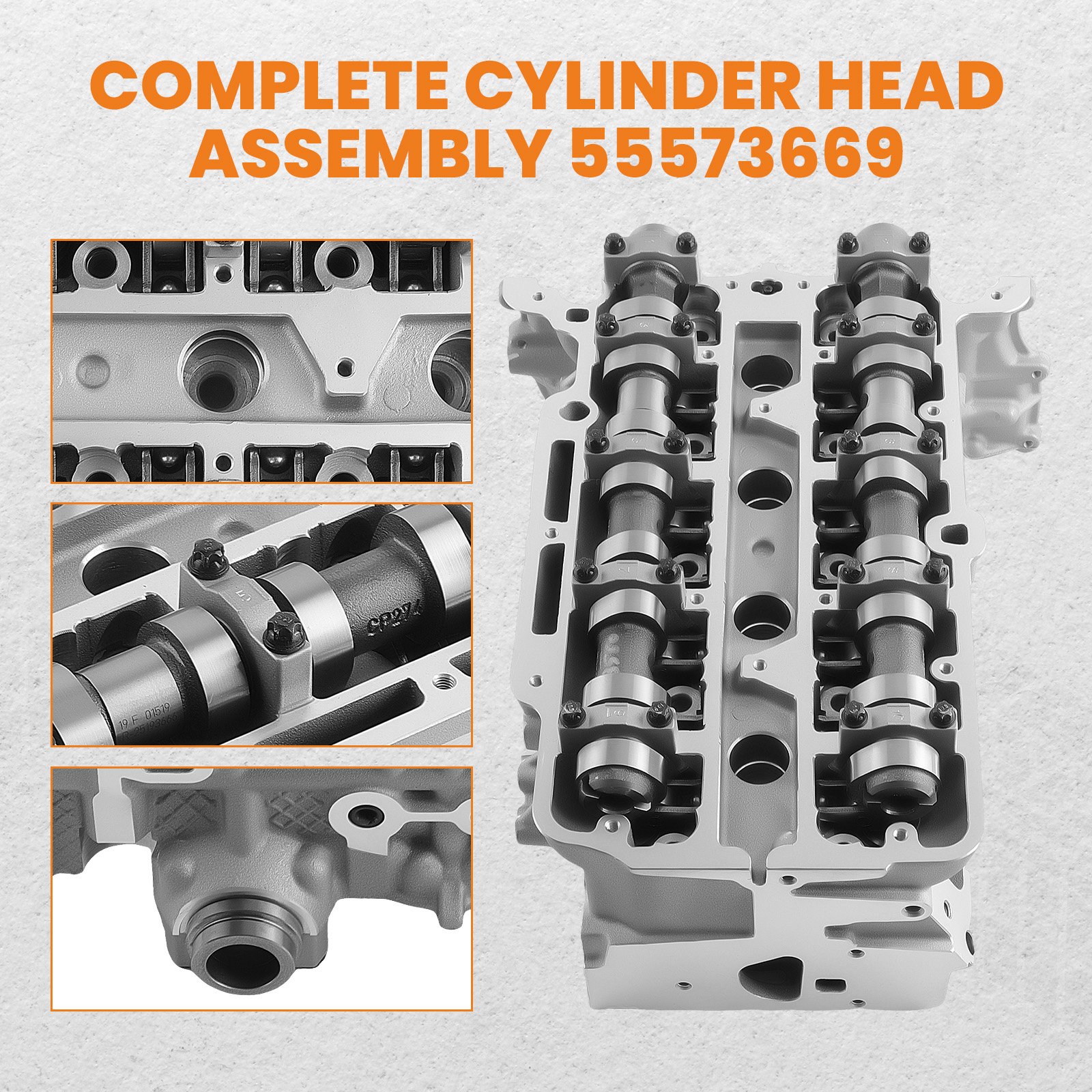 冬ギフト セ Cylinder Head Buick Sonic Cruze Chevy for 55565291 Assembly 下着・アンダーウェア
