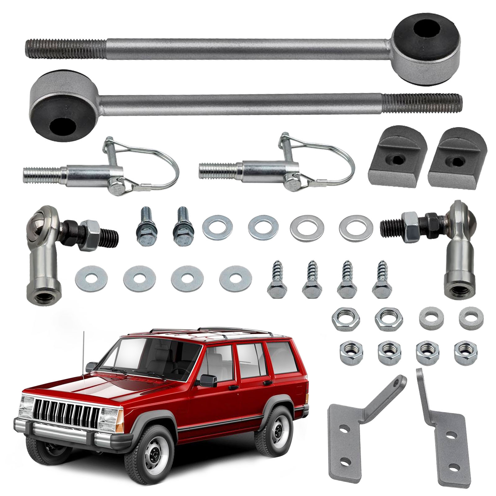 Sway Bar Quick Disconnects For 1984-2001 Jeep Cherokee XJ 1993