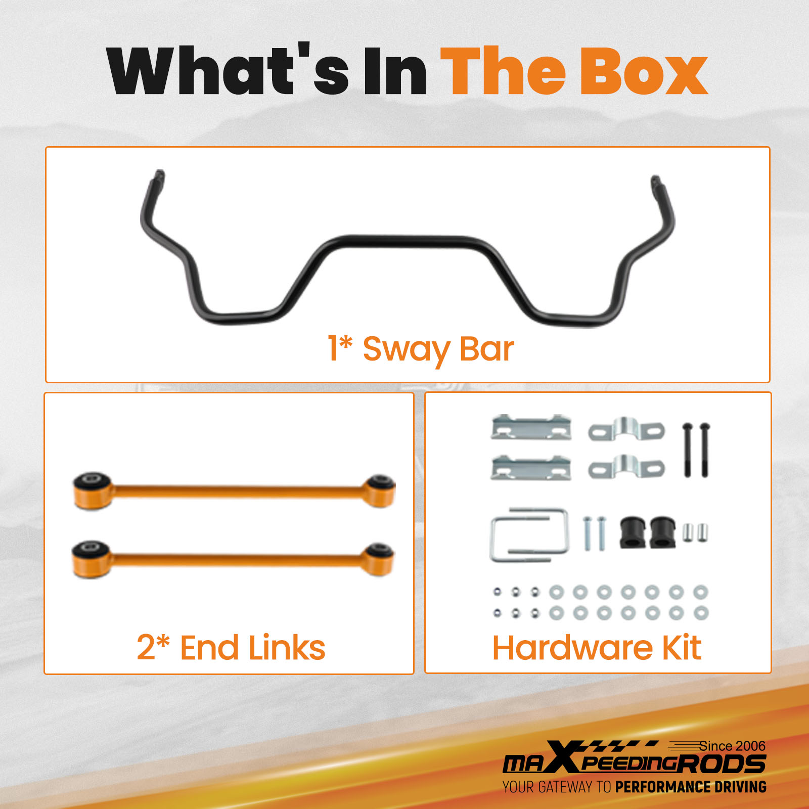 WHY CHOOSE OUR SWAY BAR?