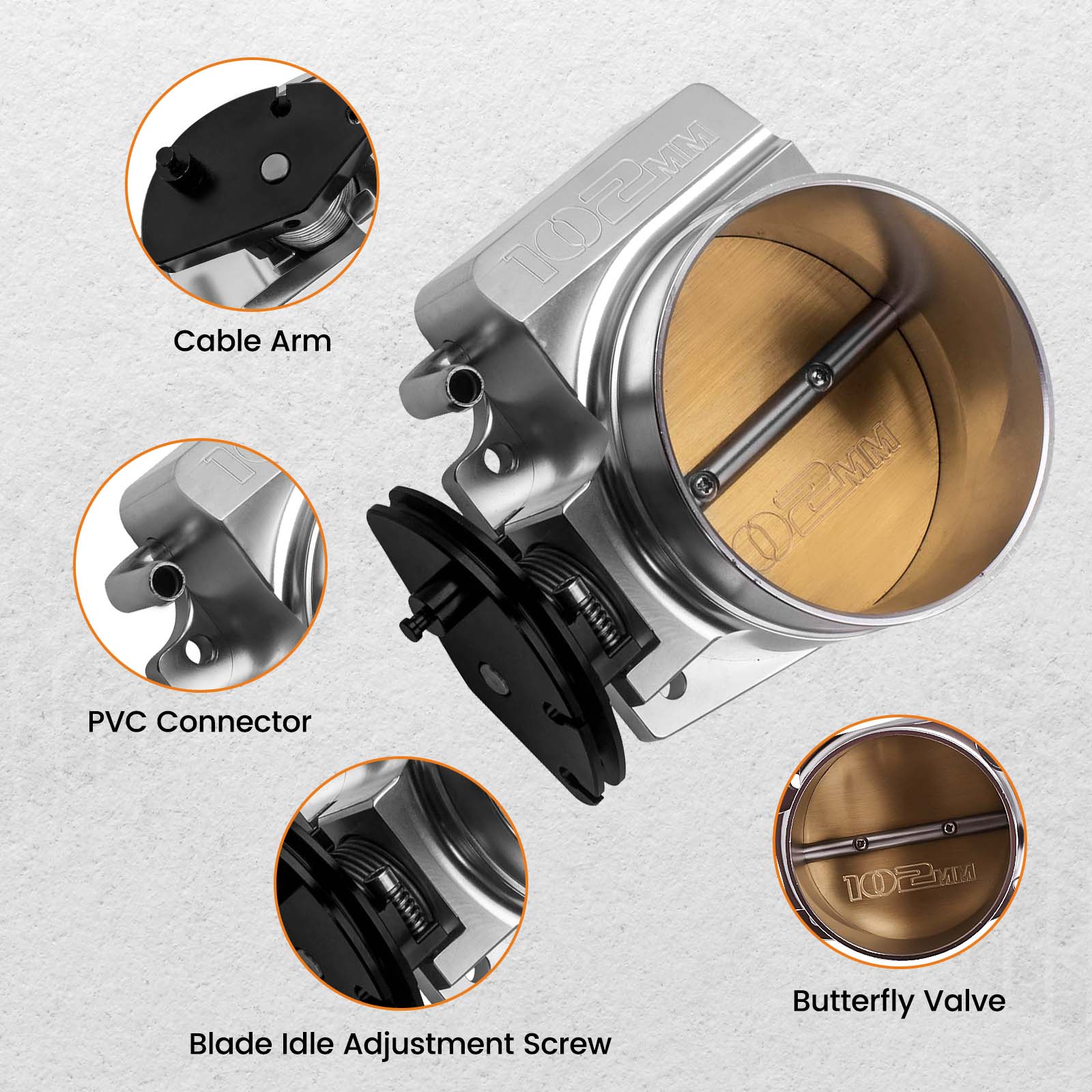 Brand New Electronic Throttle Body Assembly