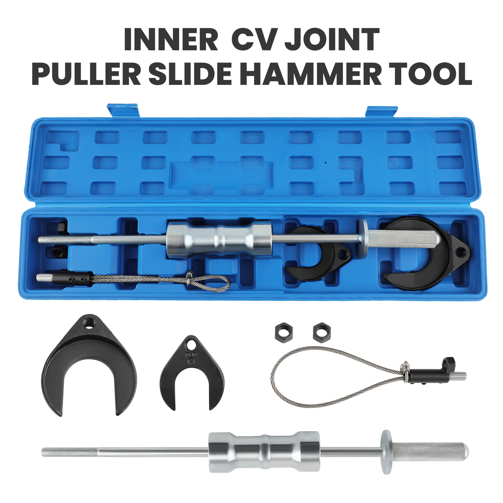 thumbnail image 2 of Inner CV Joint Puller Set With Slide Hammer | Axle Half Shaft Removal Tool 2 of 3