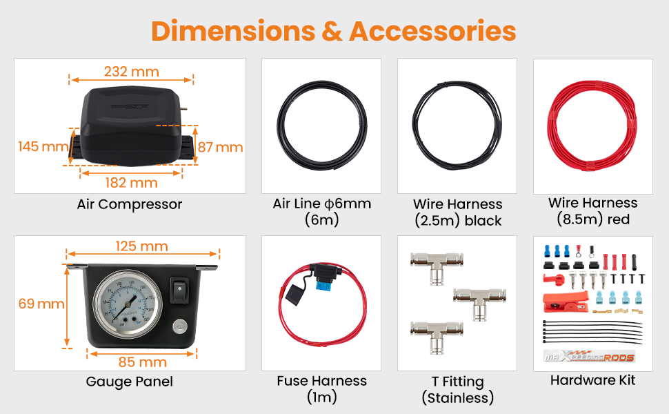MaXpeedingrods Air Spring Controller Kit