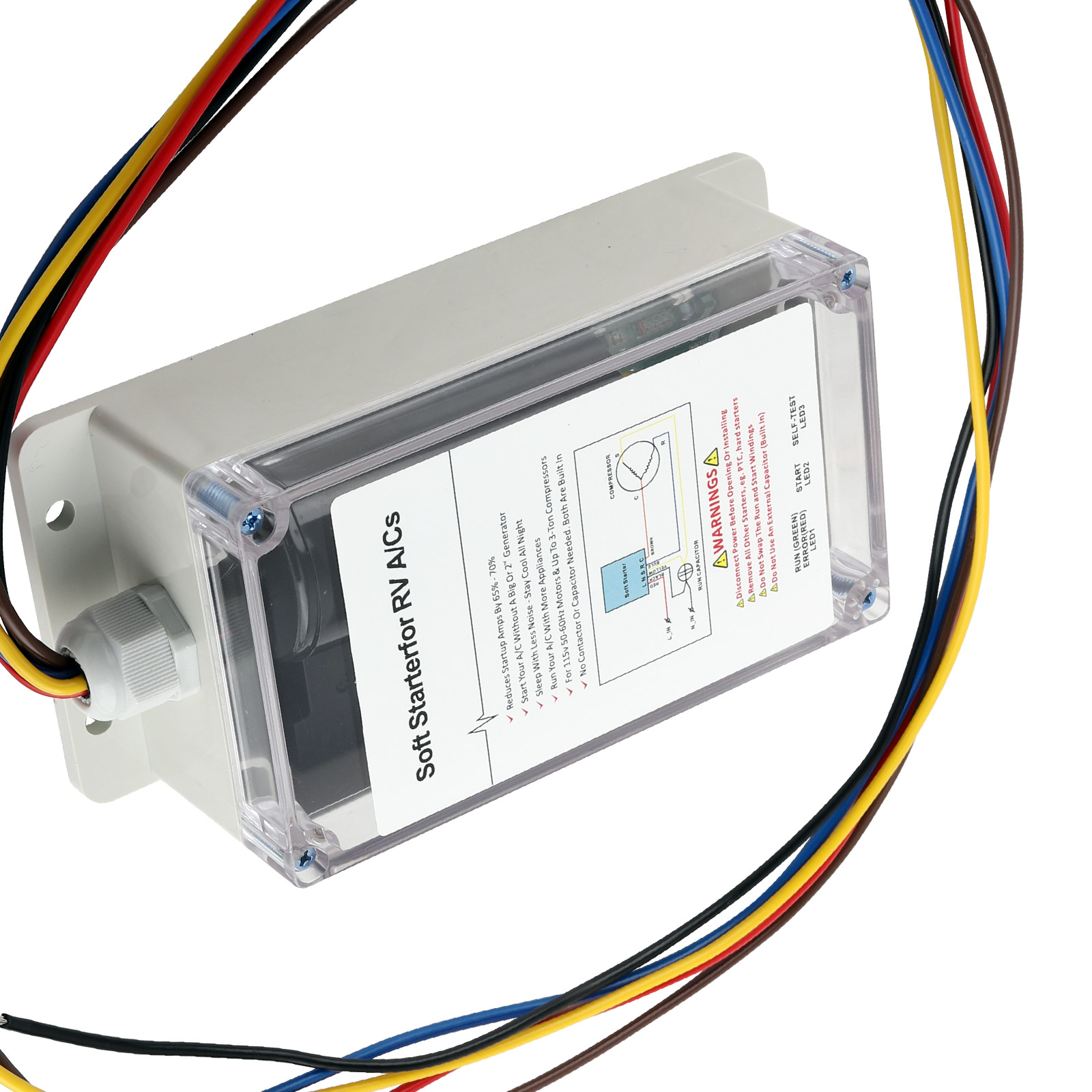 Soft Start for RVs Air Conditioner For 115v 50-60hz Motors Easy Start SSRV3TDC