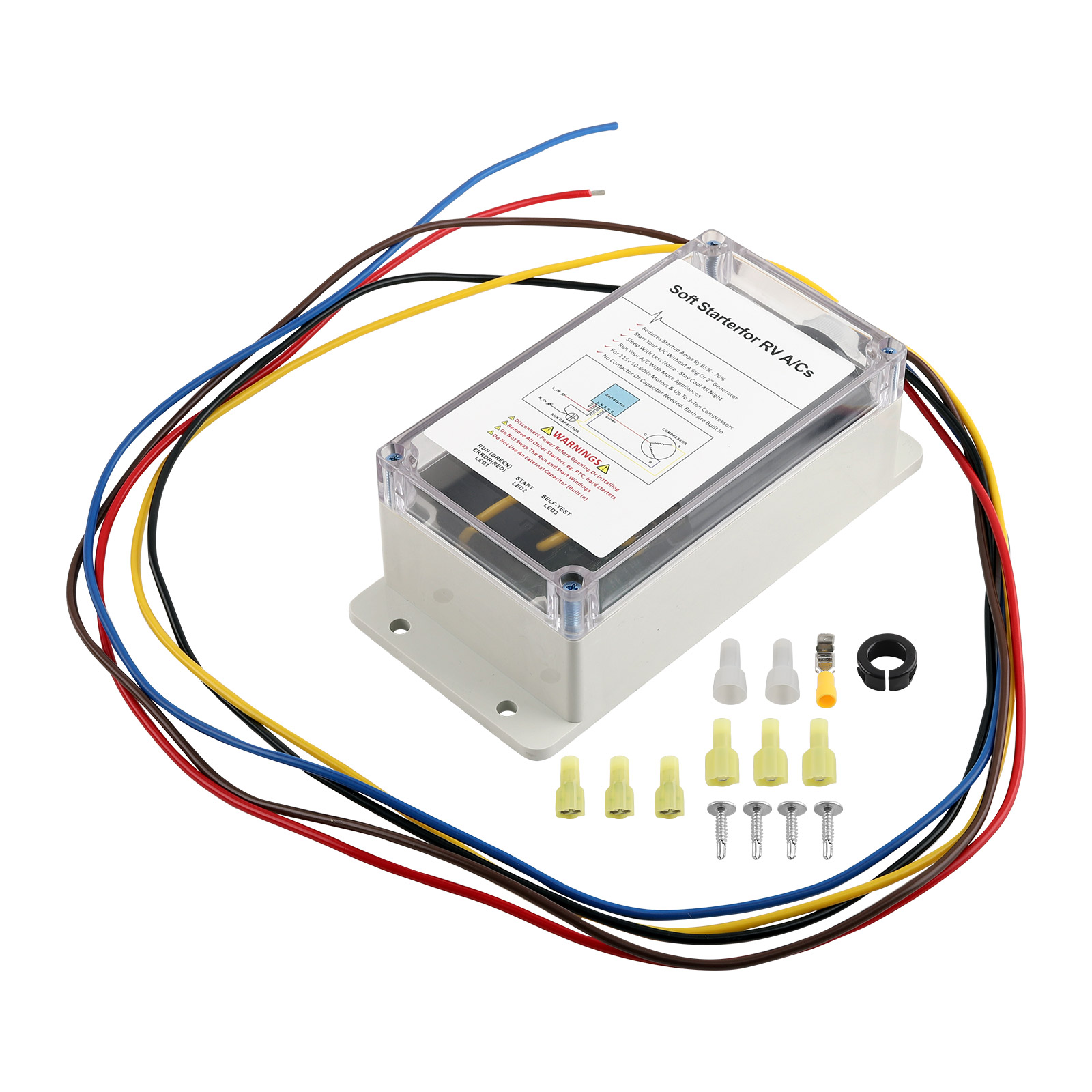 Soft Start for RVs Air Conditioner For 115v 50-60hz Motors Easy Start SSRV3TDC