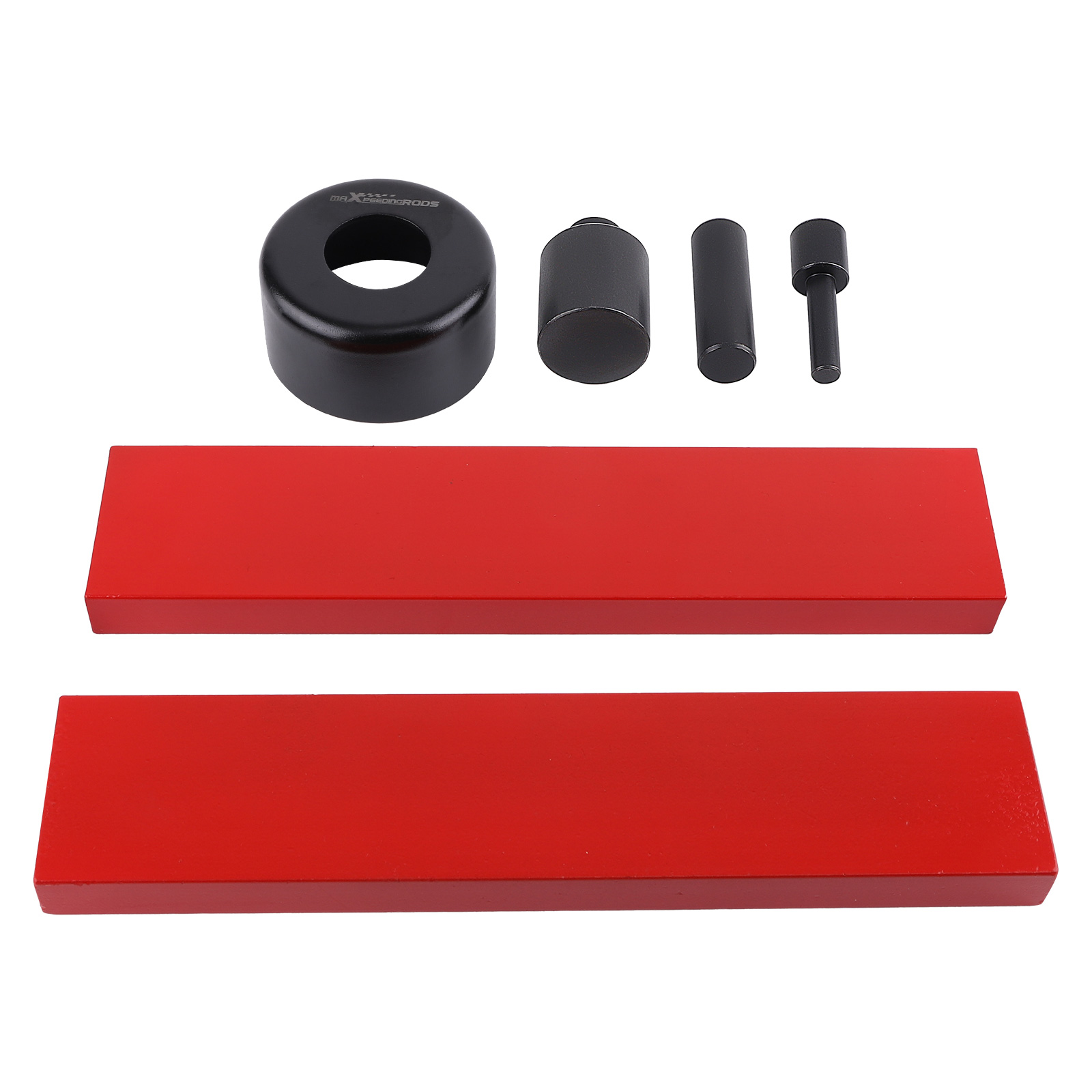 4-Piece Shop Press Accessory Kit - Hydraulic Press Tools For Automotive Repair Up To 50-Ton