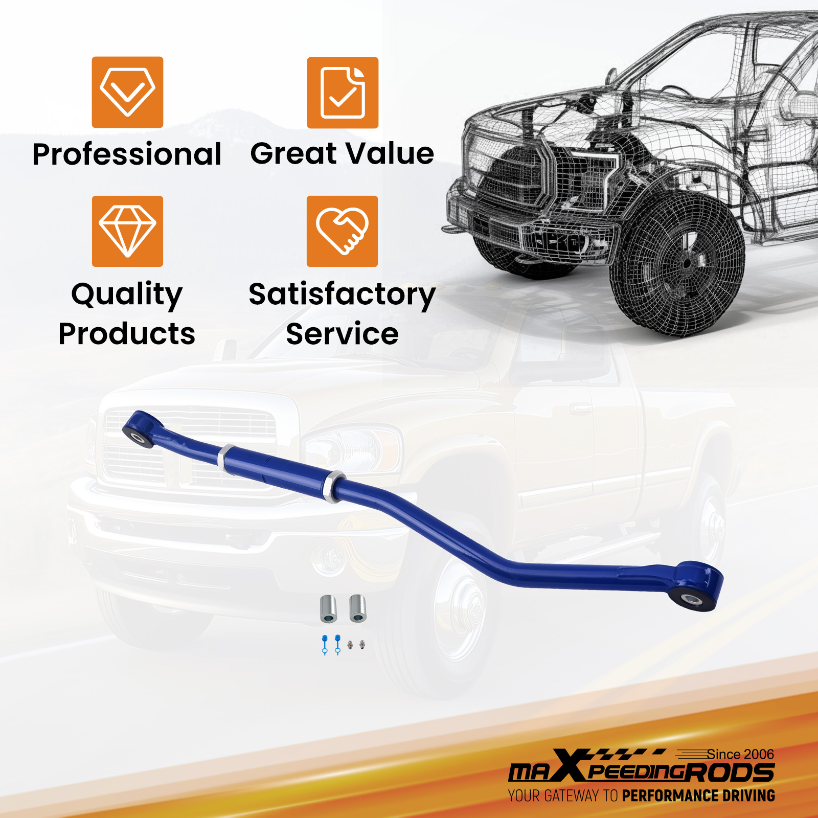 WHY CHOOSE OUR ADJUSTABLE TRACK BAR?