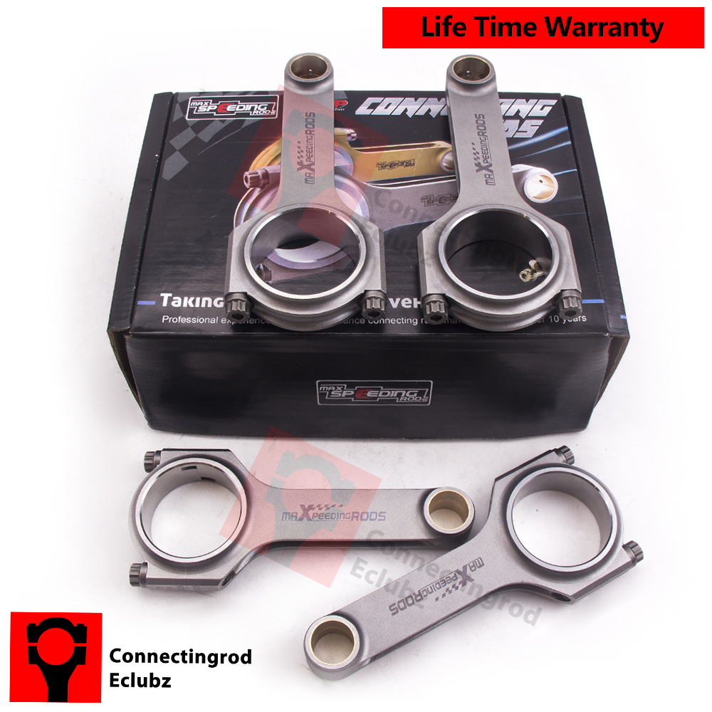 4340 Forged Connecting Rods for Honda Civic CRX GL DX LX D15B2 SOHC Conrods Set