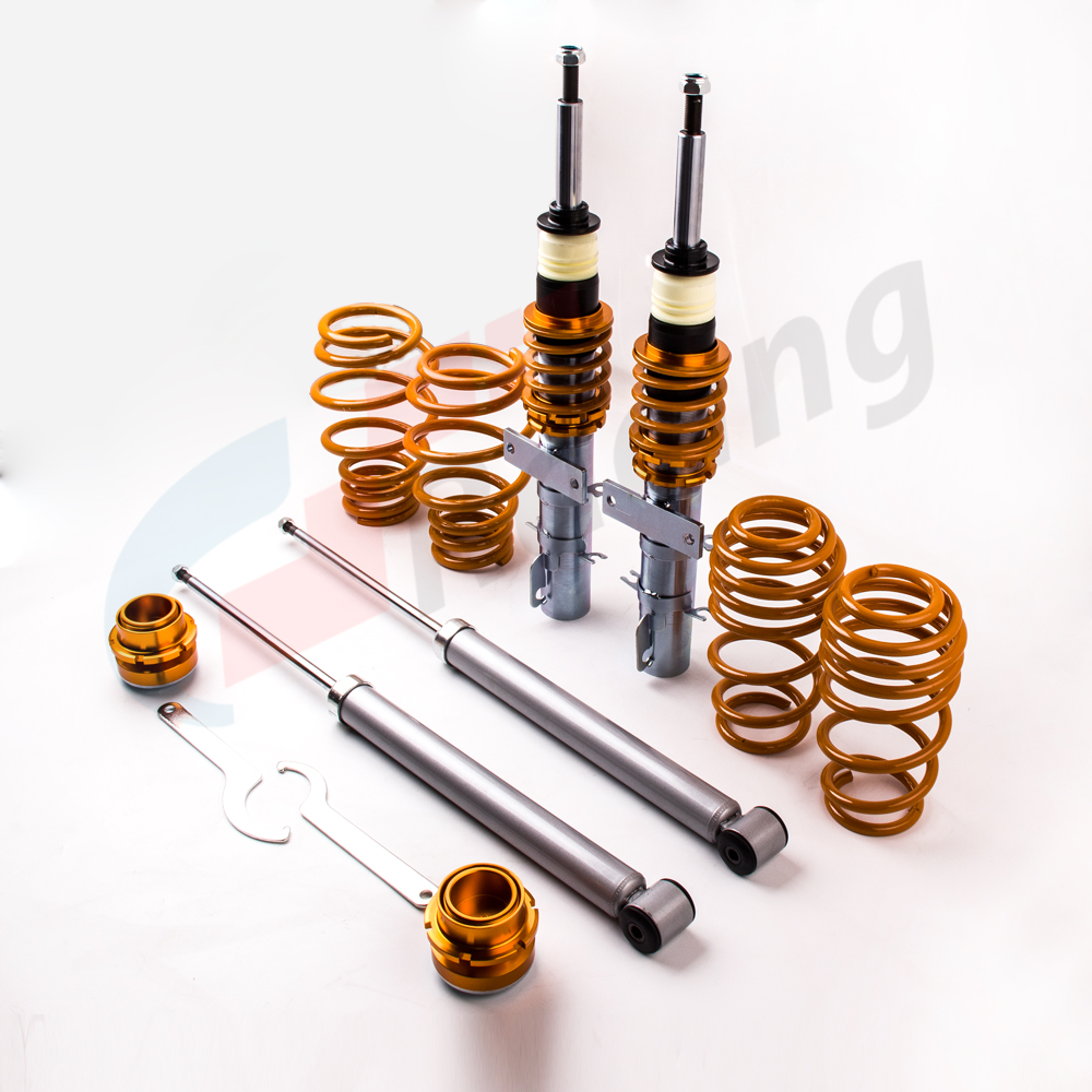 Coilover Adjustable Suspension Shock Kit for VW Polo MK4 9N 1.2L 1.4L