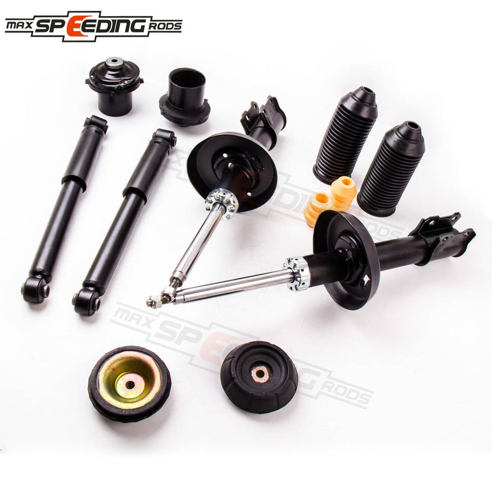 GAS SHOCKER STRUTS+TOP STRUT+DUST COVER FRONT for OPEL VAUXHALL ASTRA MK 4 G