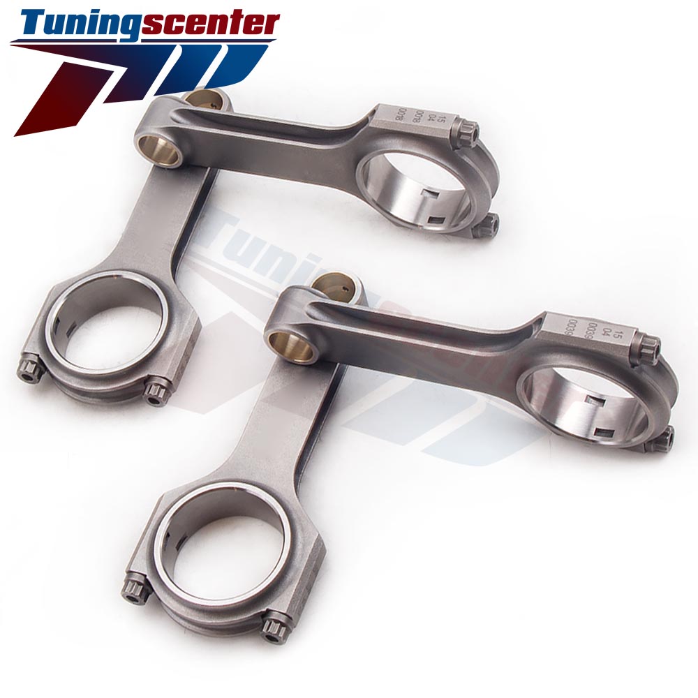 Connecting Rods Conrods For Honda Acura Accord Prelude F22 H23 SOHC 2.2 142mm