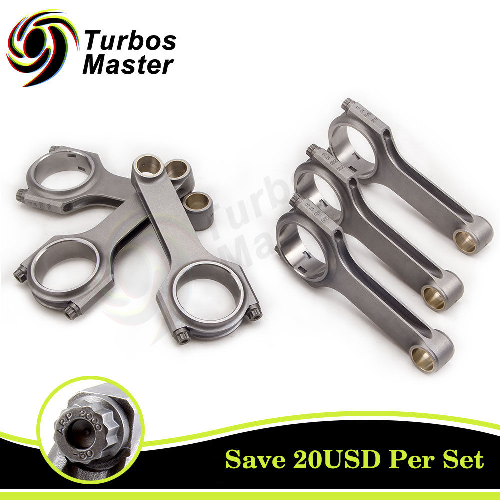 Connecting Rods With ARP2000 Bolts for BMW M3 E36 E46 S50 S50 B32 6 cyl Conrod