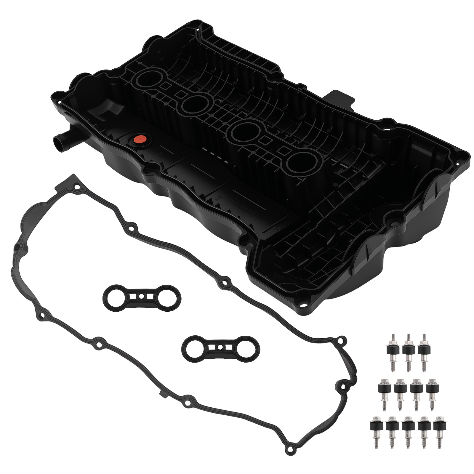 Cubierta de Válvula for BMW E87 E81 E90 316i 1.6L 11127526665 Negro
