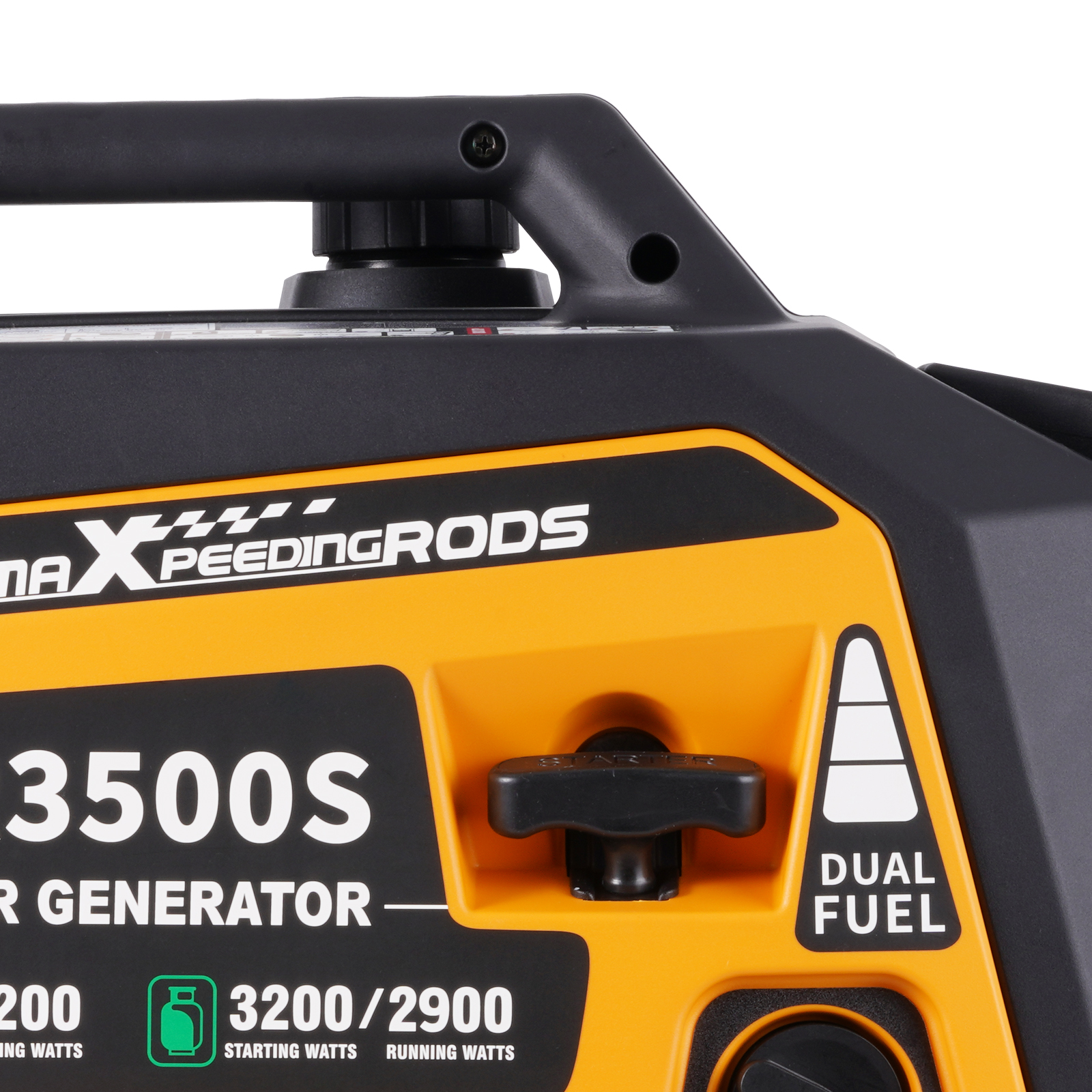 Inverter Stromerzeuger Dual Fuel Stromaggregat 3500W Benzin& LPG Generator
