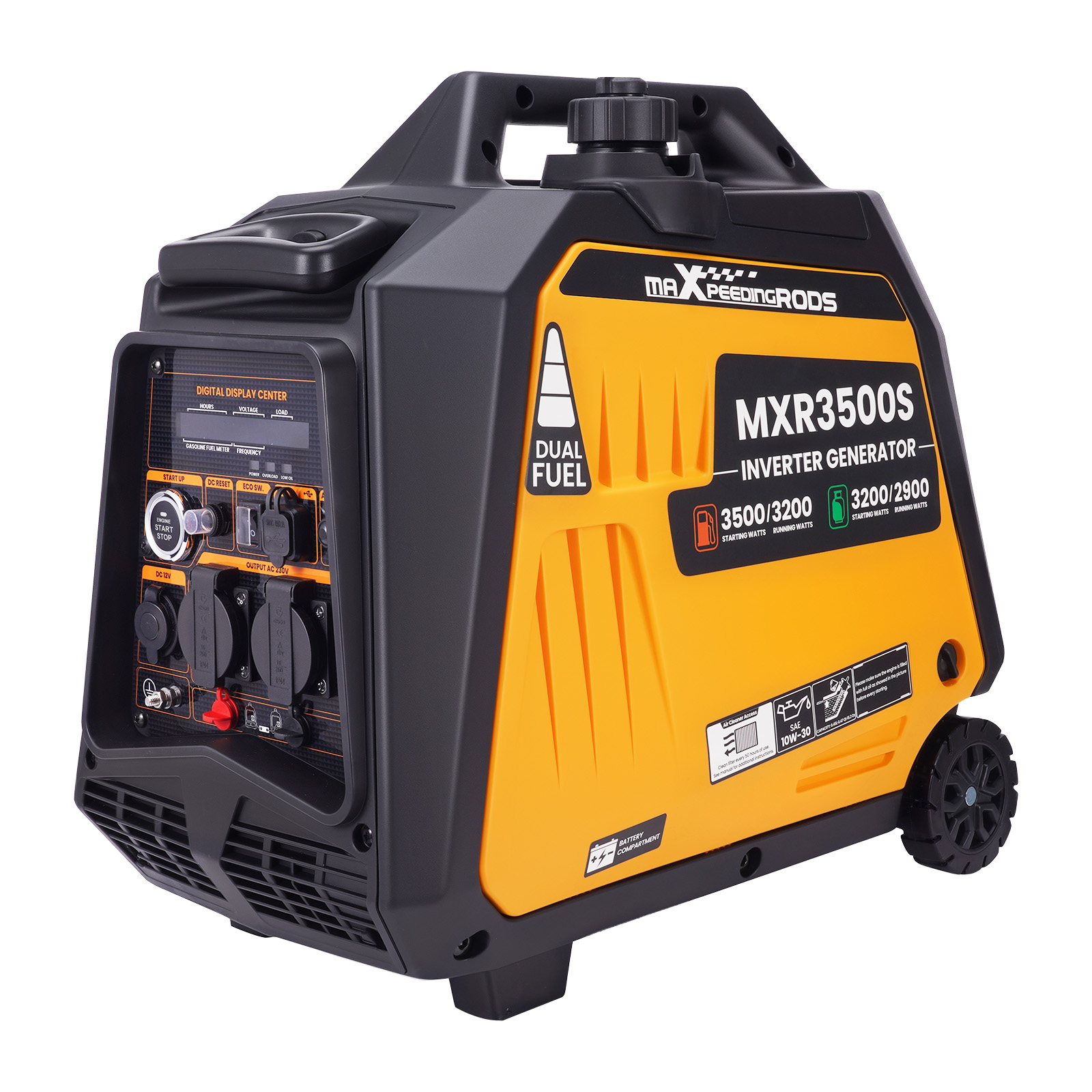 3500W inverter groupe électrogène LPG/essence électrique portable for camping
