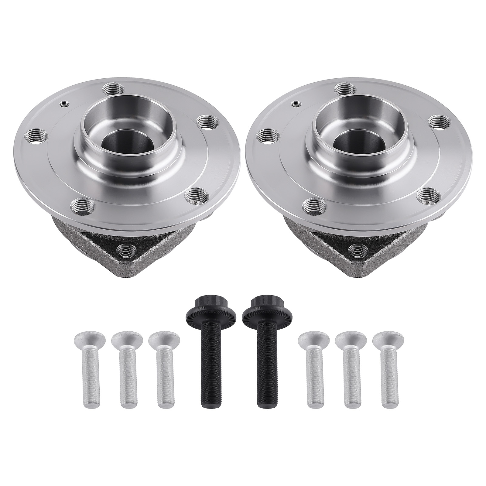 2x moyeu de roue jeu de roulements de roue avant For Audi A3 Cabriolet 8P7