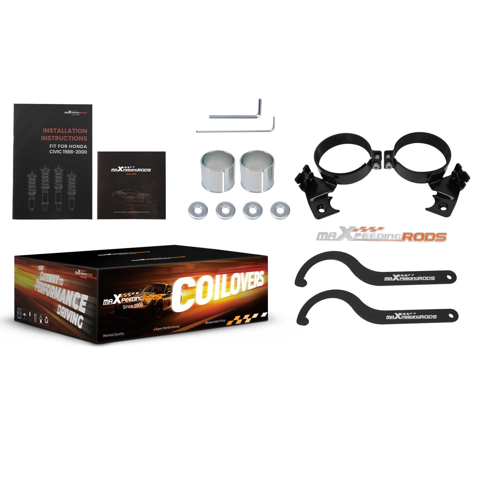 Gewindefahrwerk Höhe Verstellbar for Honda Civic 1992-1995 EG EH EJ EG3 EG4 EG5