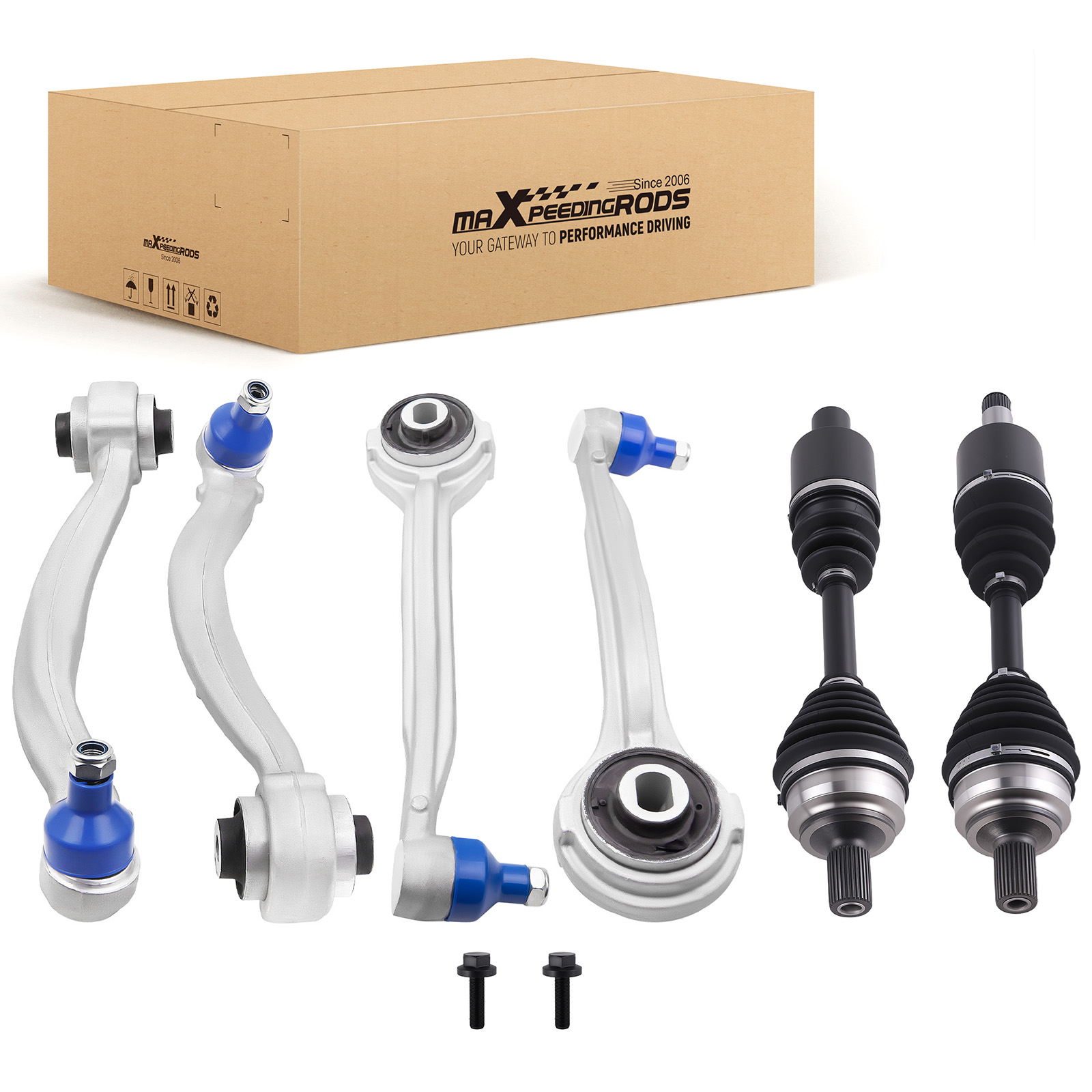 4X BRAZOS DE CONTROL & 2X CONJUNTO DEL EJE CV LH+RH FOR MERCEDES C204 W204 C207