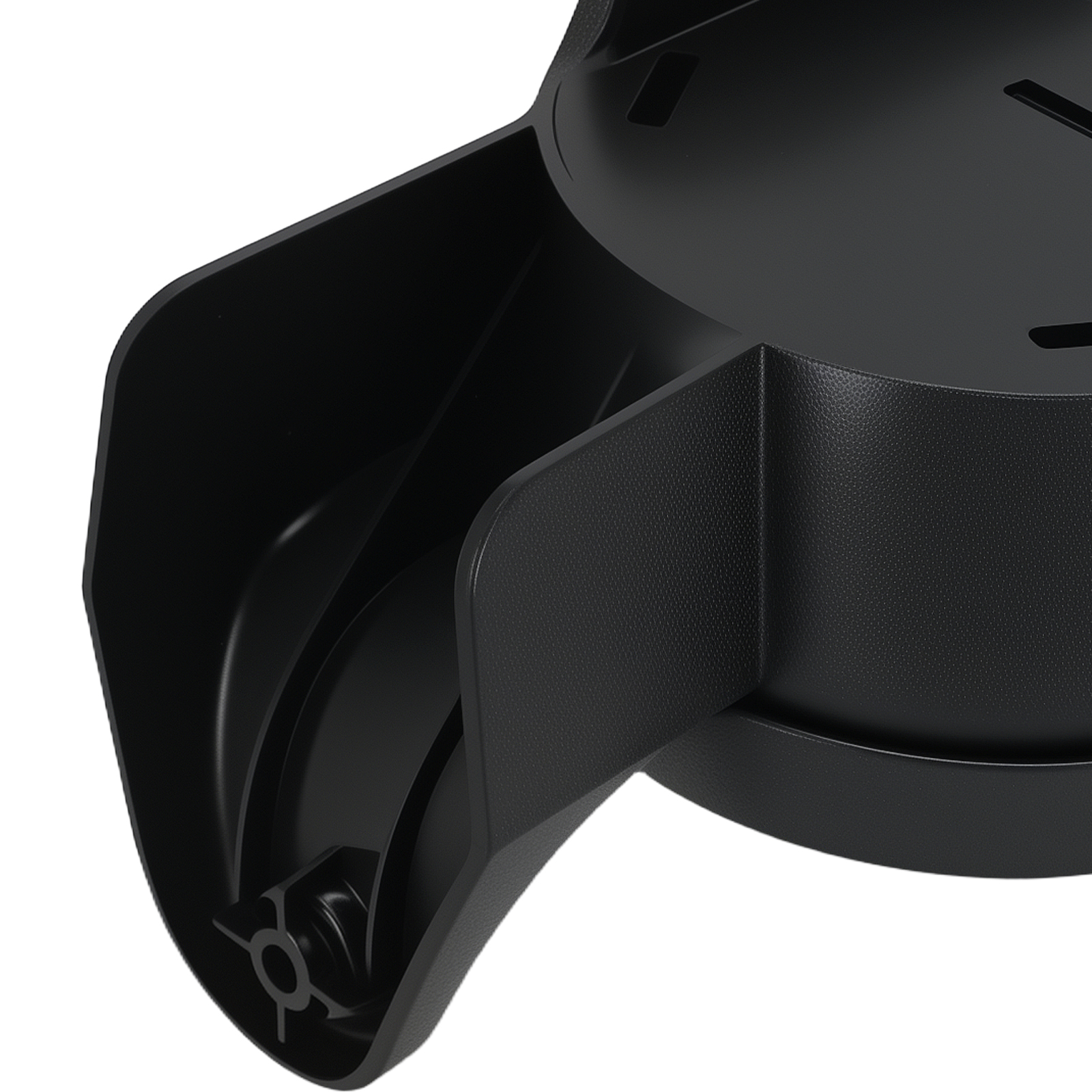 Getränkehalter Kunststoff for Smart Fortwo 2007-2014 Vorne A4518100370 Schwarz