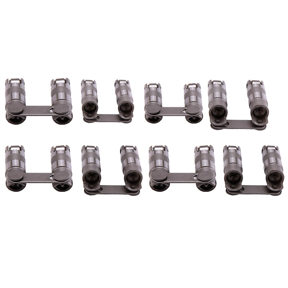 Hydraulic Valve Lifter+Link Bar  Set For Chevy SBC Small Block 350 265-400