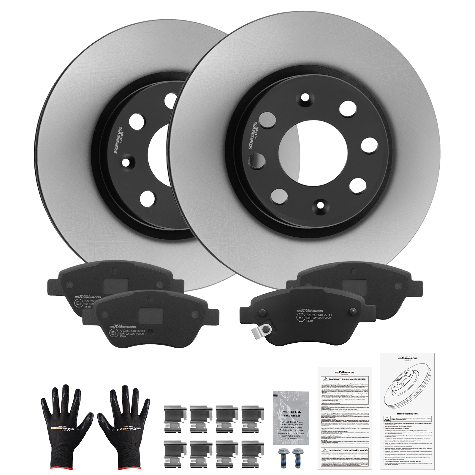 Disque de Frein Avant for Opel Adam Corsa D 1.2 1.3 1.4 2006-2019 257mm