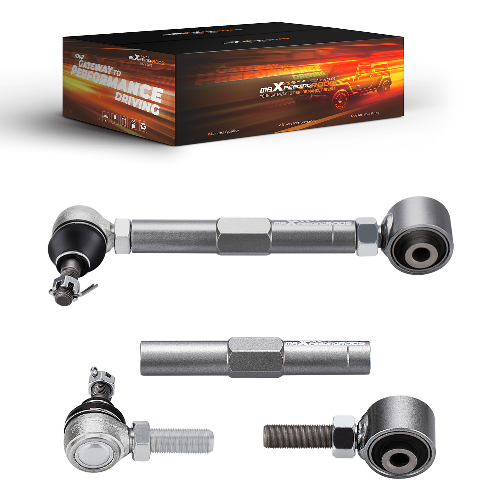 KIT DE BRAS DE CONTRÔLE DE PINCEMENT ARRIÈRE + JOINTS À ROTULE for LEXUS IS3