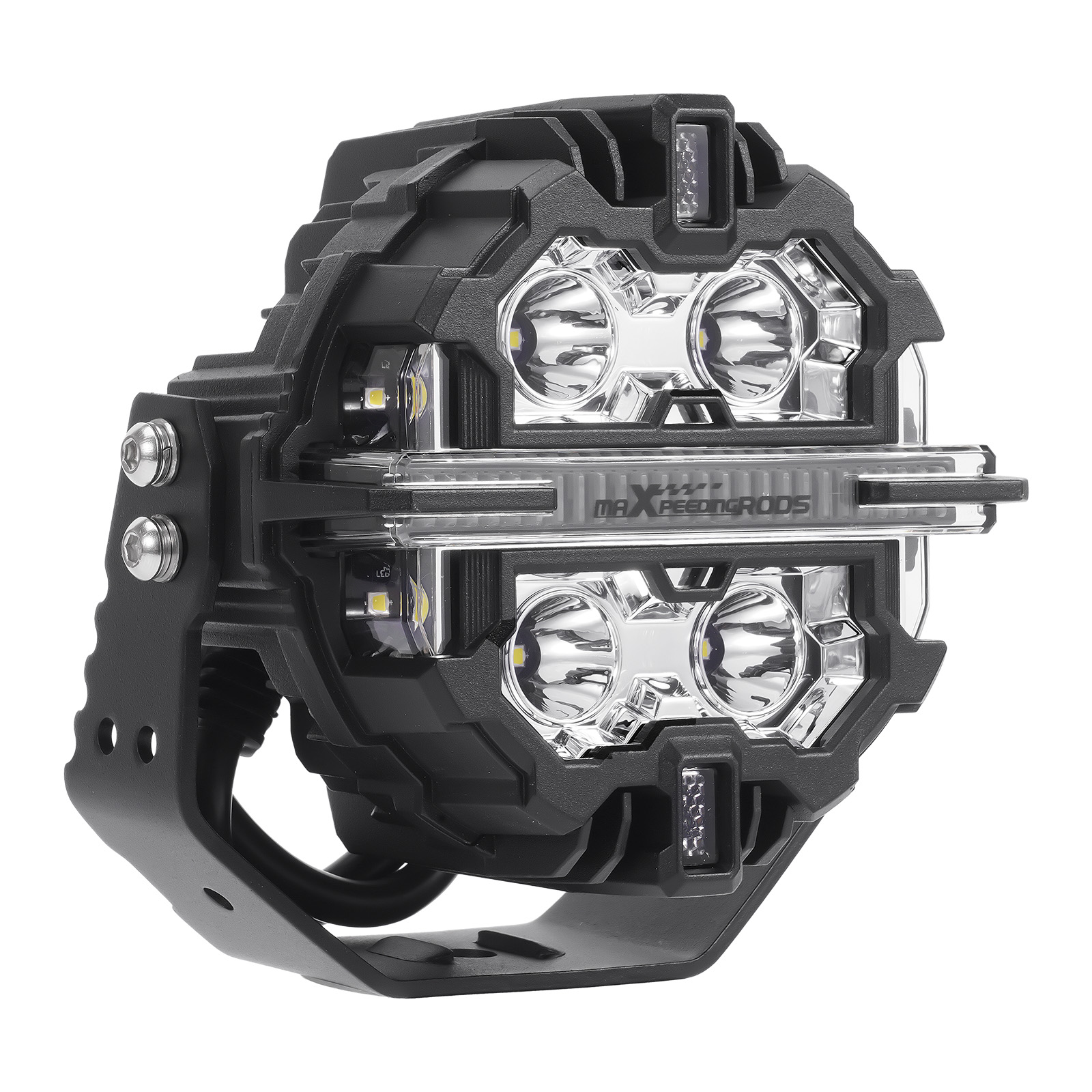2x 5zoll LED Fernscheinwerfer Arbeitsscheinwerfer DRL for Offroad SUV Anhänger