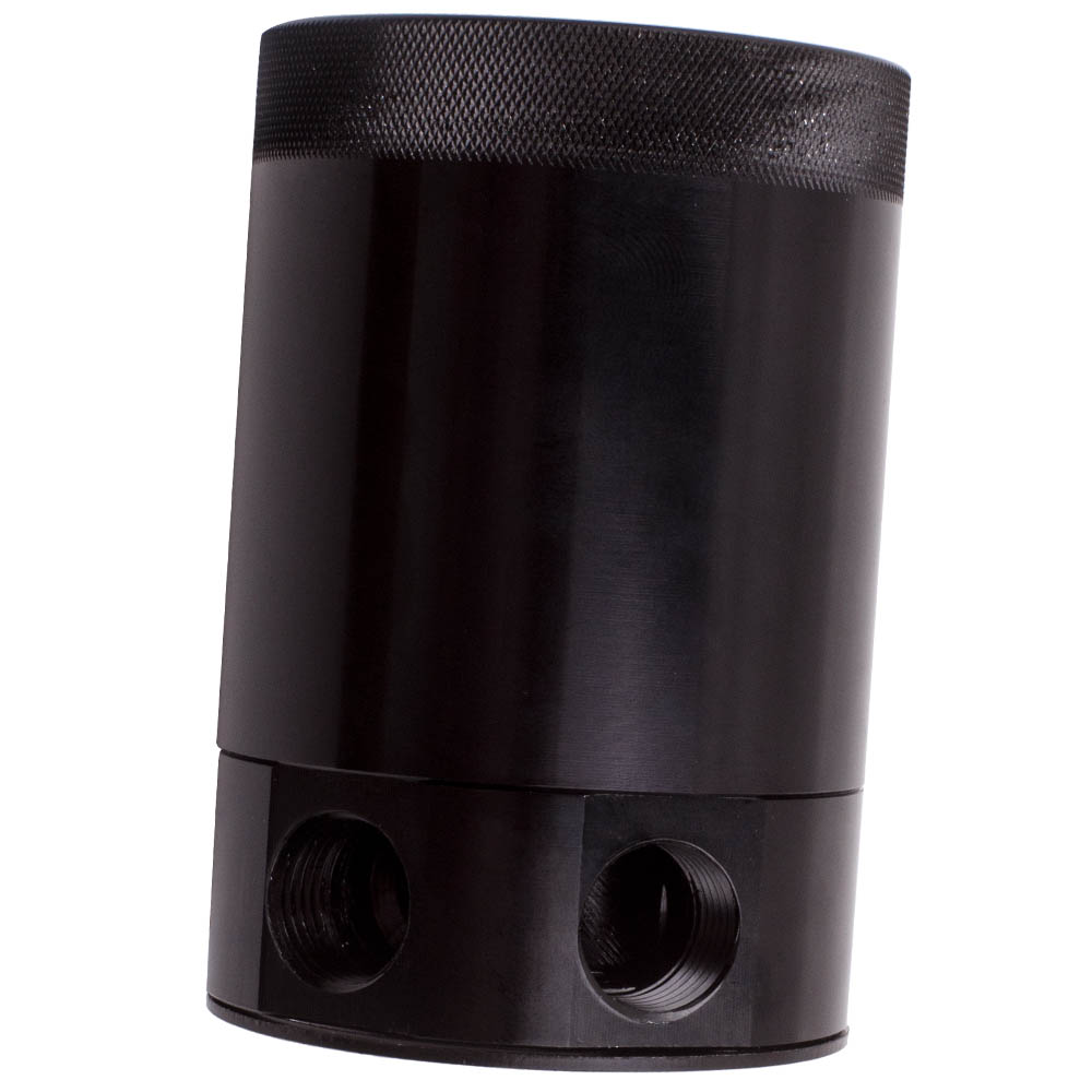 Universal Racing Baffled 3-Ports Oil Catch Can/Tank/Reservoir Air-Oil Separator