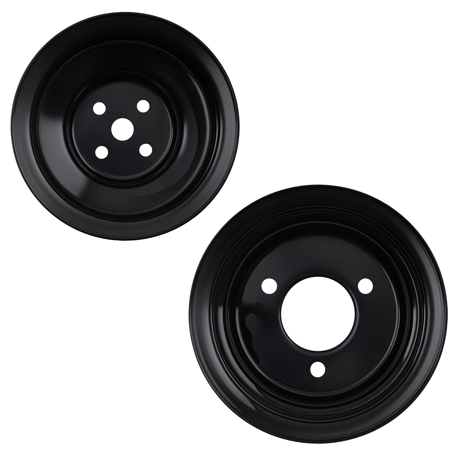 Double Groove Water Crank Pulley for Ford 289 302 1965-1967 Steel Kit Set