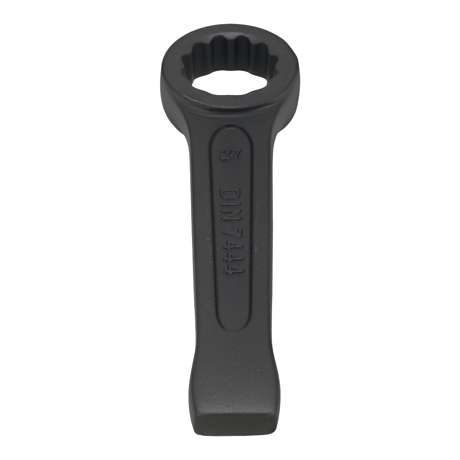 Clé à Frapper 27mm Bi-Hexagonale CrV 180mm for Écrous Grippés Métrique 12 Pans