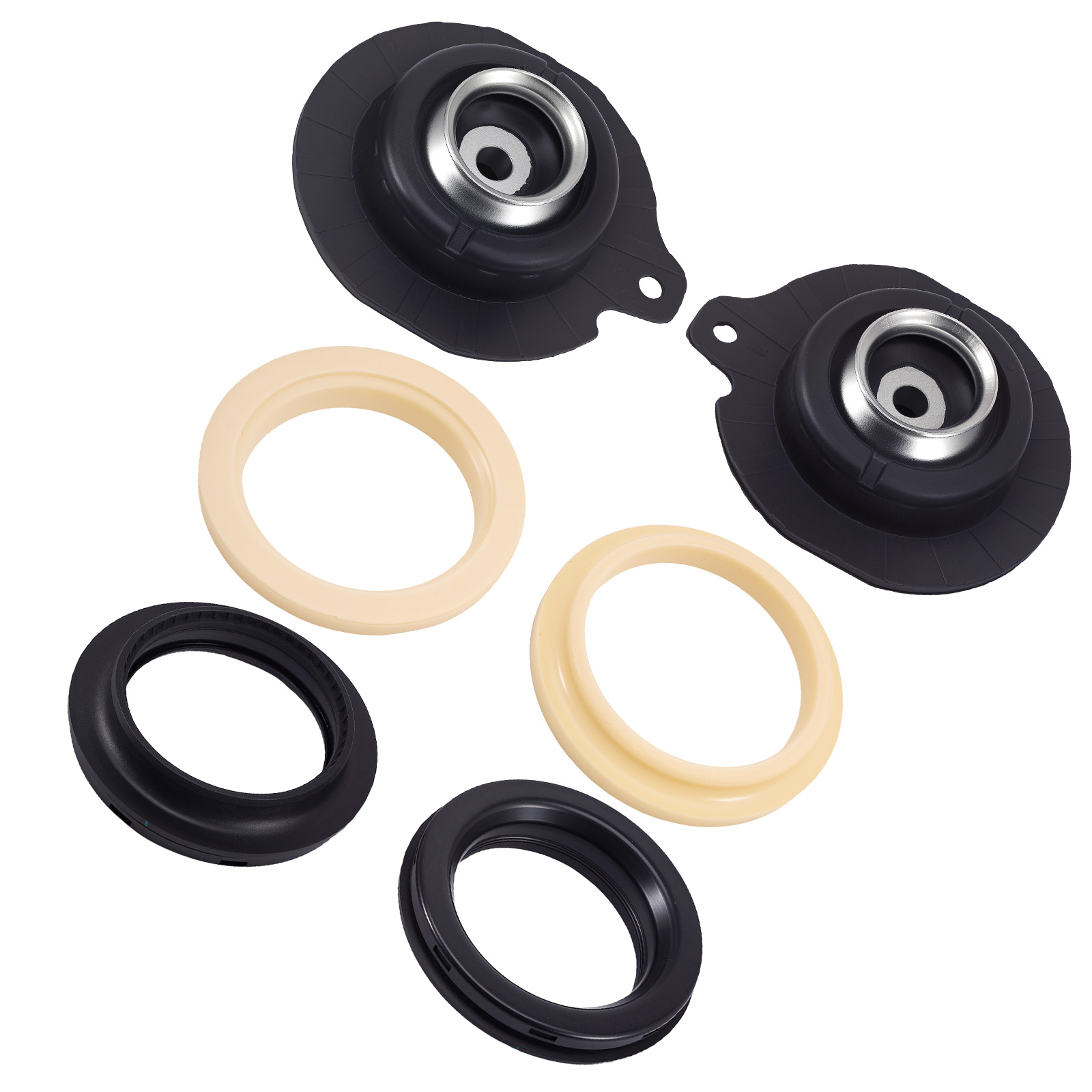 2x Coupelle de Jambe Avant for Alfa Romeo Giulietta 50520155 avec Roulement