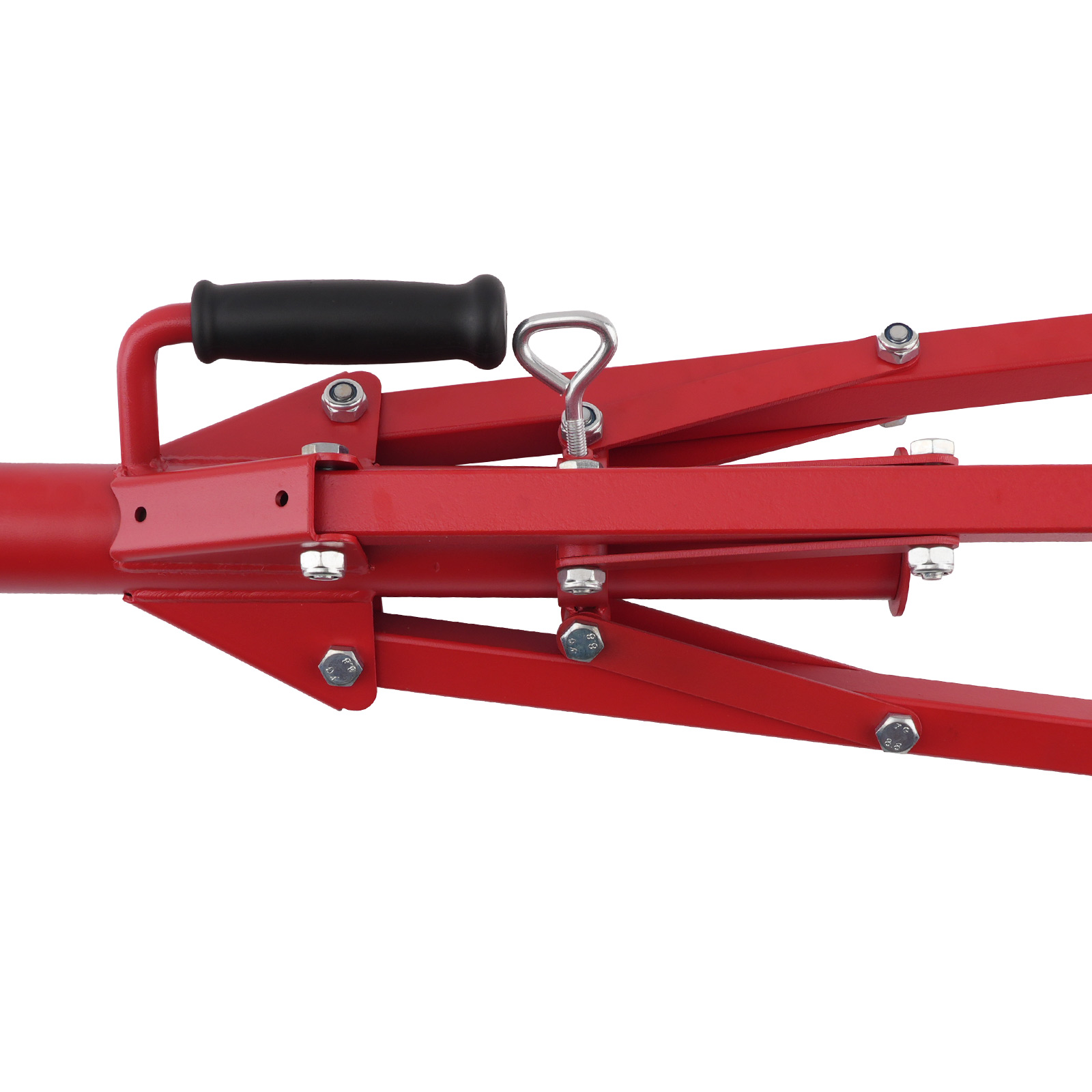 Pipe Jack Stand V-Head Adjustable 28-52 Inch 2500lbs Capacity Steel Tripod