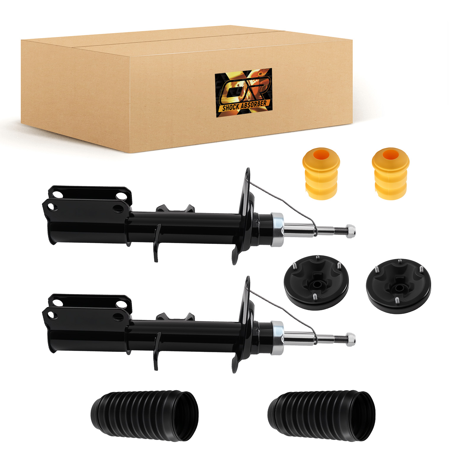 Stossdämpfer +Domlager +Staubmanschetten Vorne for BMW X5 E53 00-06 31331096311