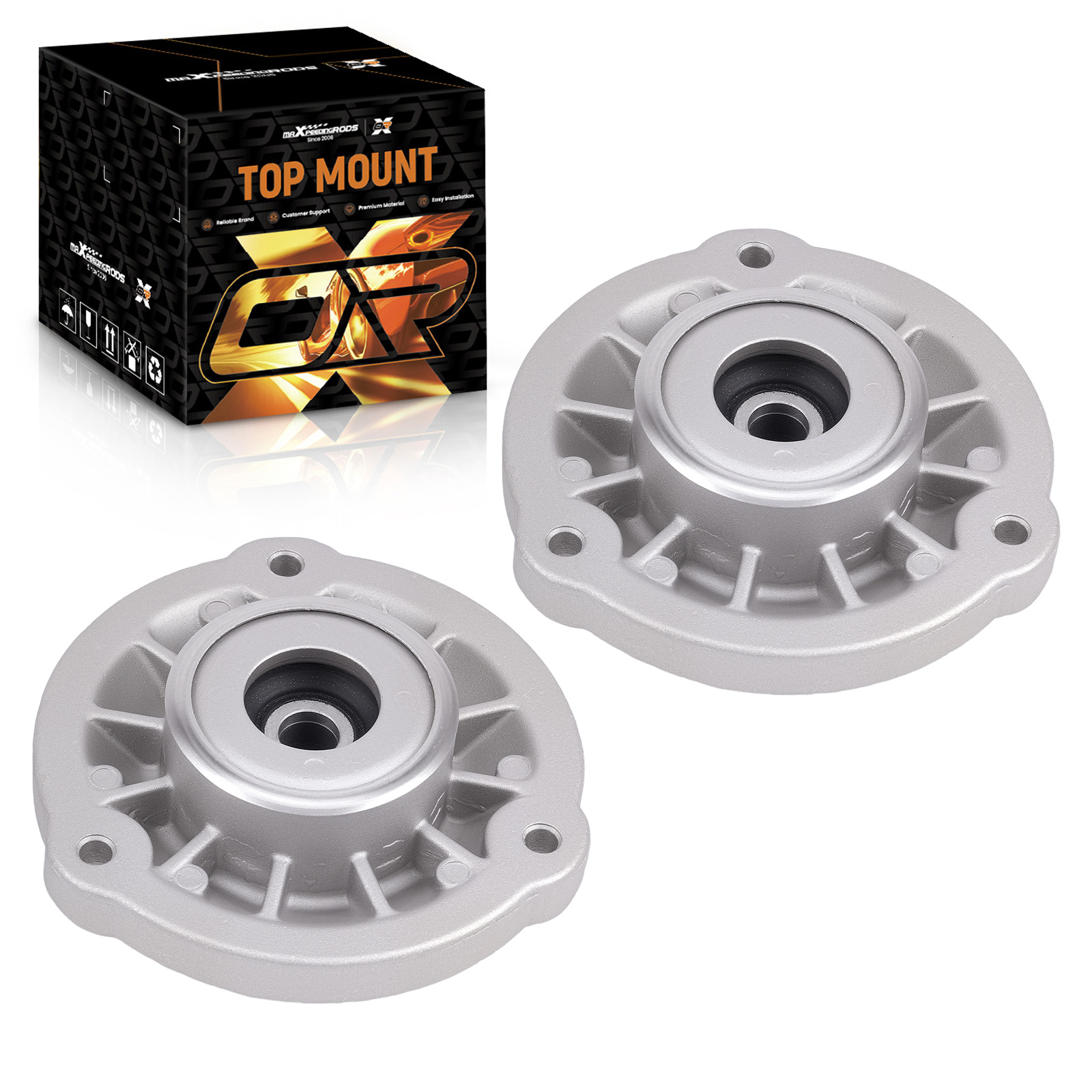 2x Federbeinstützlager Domlager Oben for BMW 5er 6er 7er 31306795081 Vorne