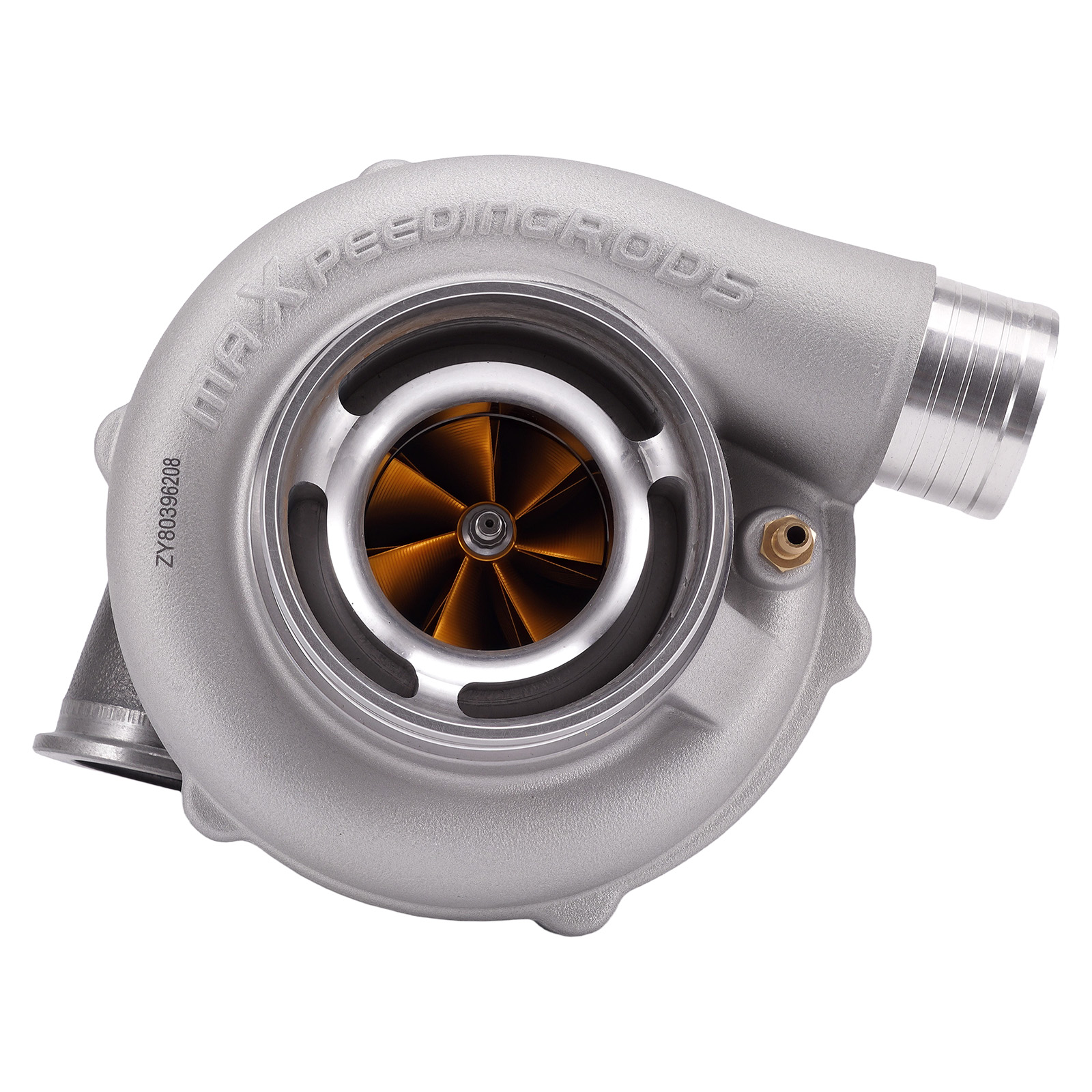 Ceramic Dual Ball Bearing Billet Racing Turbo 0.63 Ar V-band For Gt3076r Gt3037