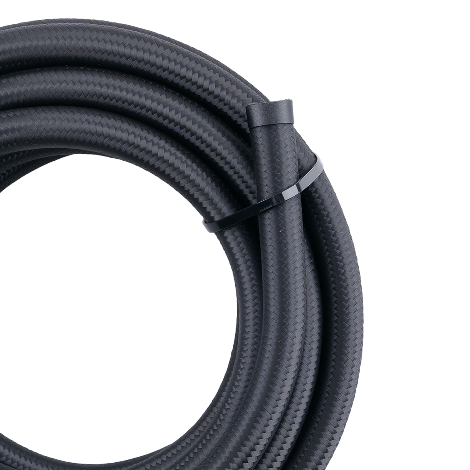 AN6 16.4FT Braided Gas/Oil/Fuel Line Hose ES with Hose End Fitting Kit 5Meters