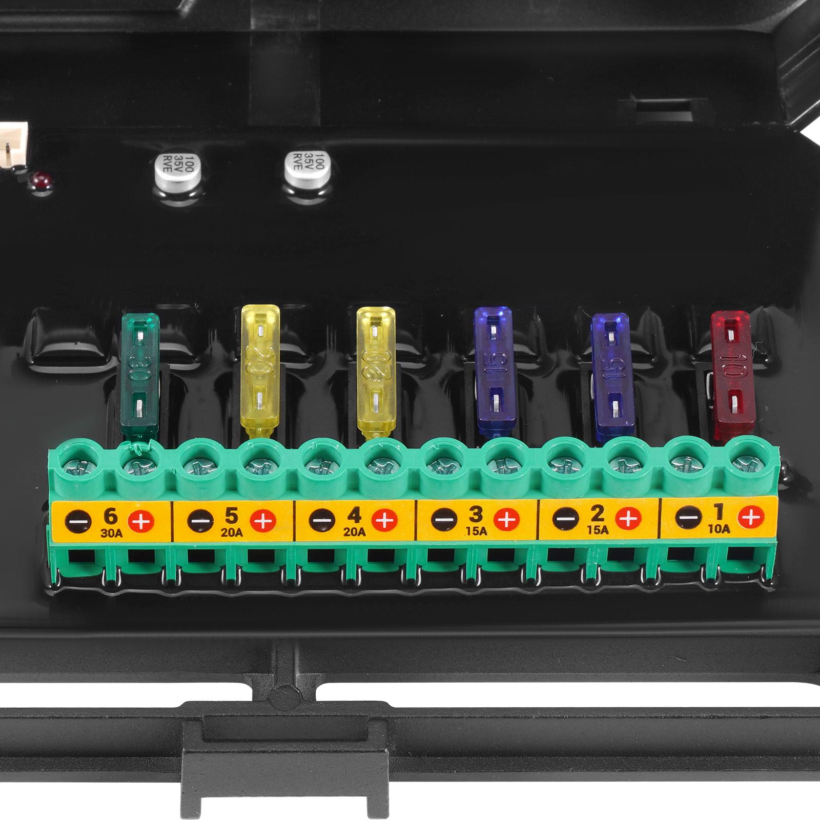 Panneau Interrupteur 6 Gang RGB 12-24V For Voiture Pickup UTV ATV Bateau 60A Max
