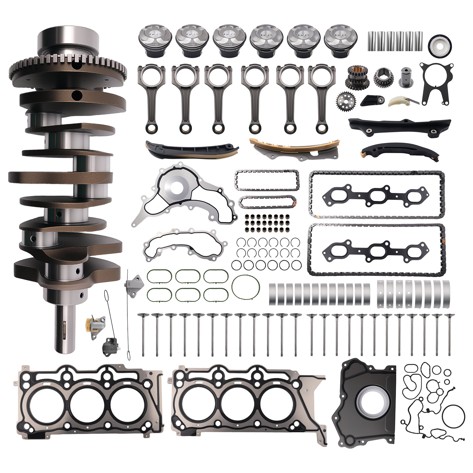 Complete Overhaul Kit for Maserati Quattroporte V6 330bhp 3.0L 13-2016 Engine